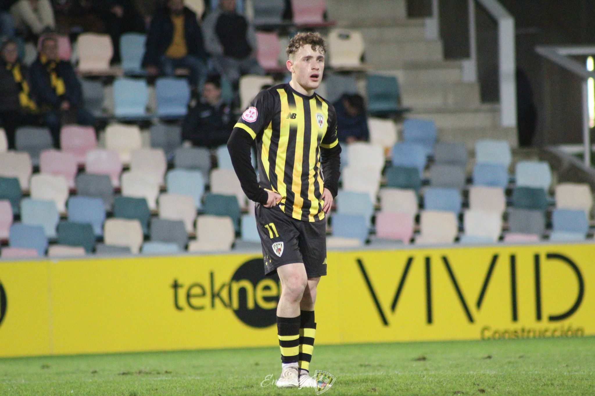 Endika Buján, jugador del Barakaldo que recalará en el Athletic.