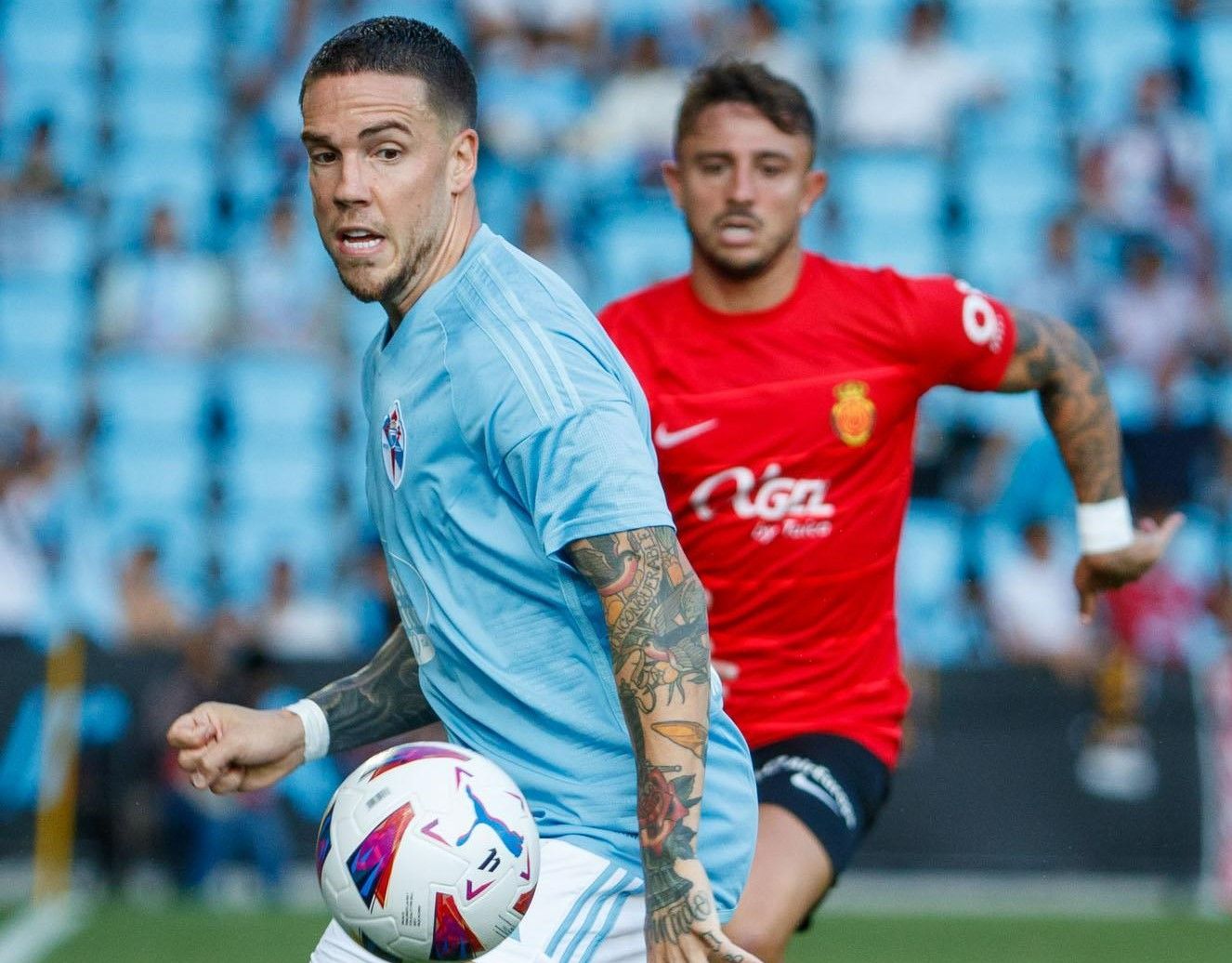 Mihailo Ristic, en el Celta - Mallorca.