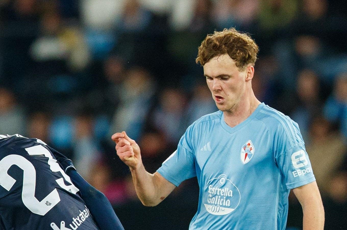  Williot Swedberg, en el Celta - Real Sociedad.