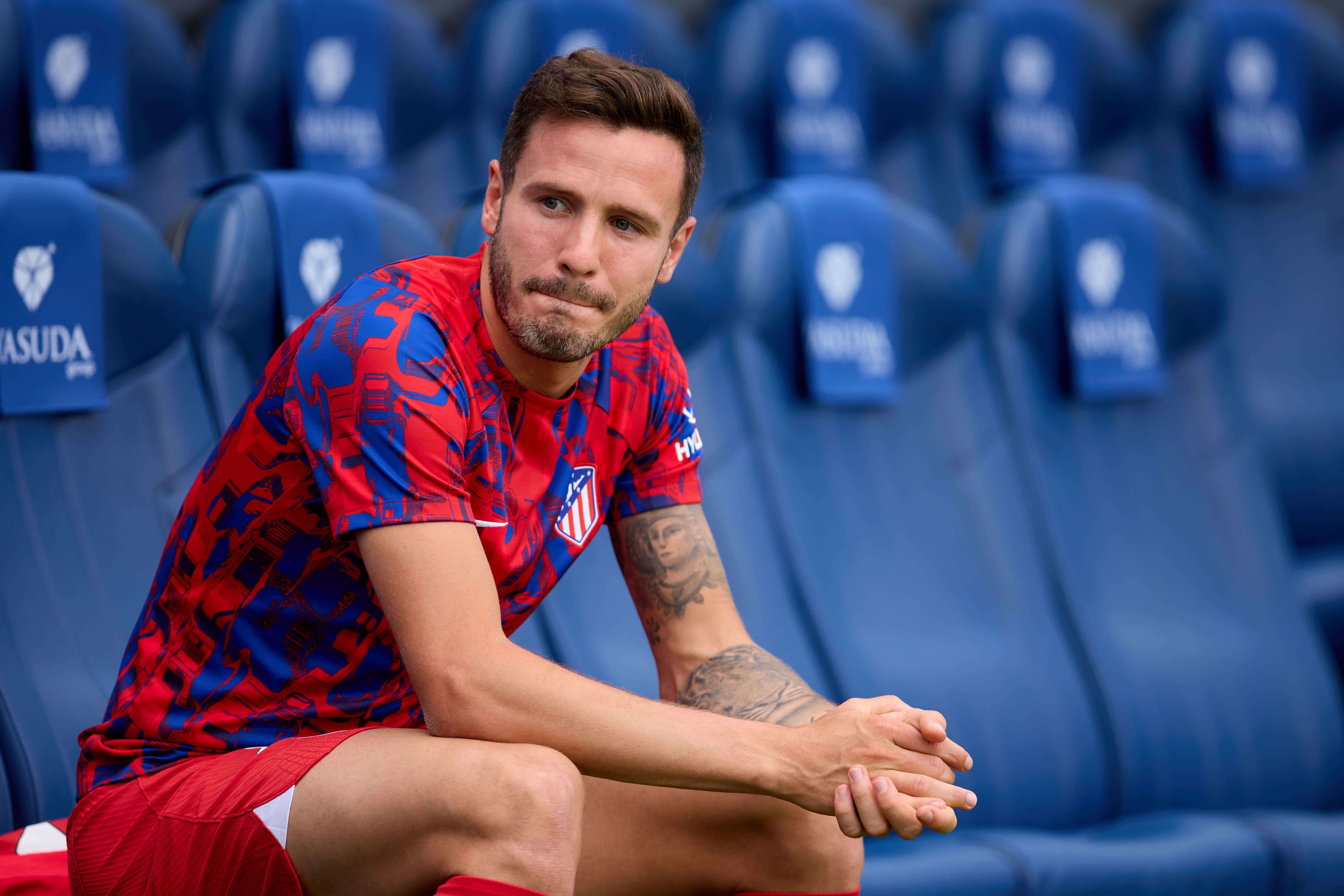 Saúl Ñíguez, en el banquillo de la Real Sociedad (Foto: LaLiga).