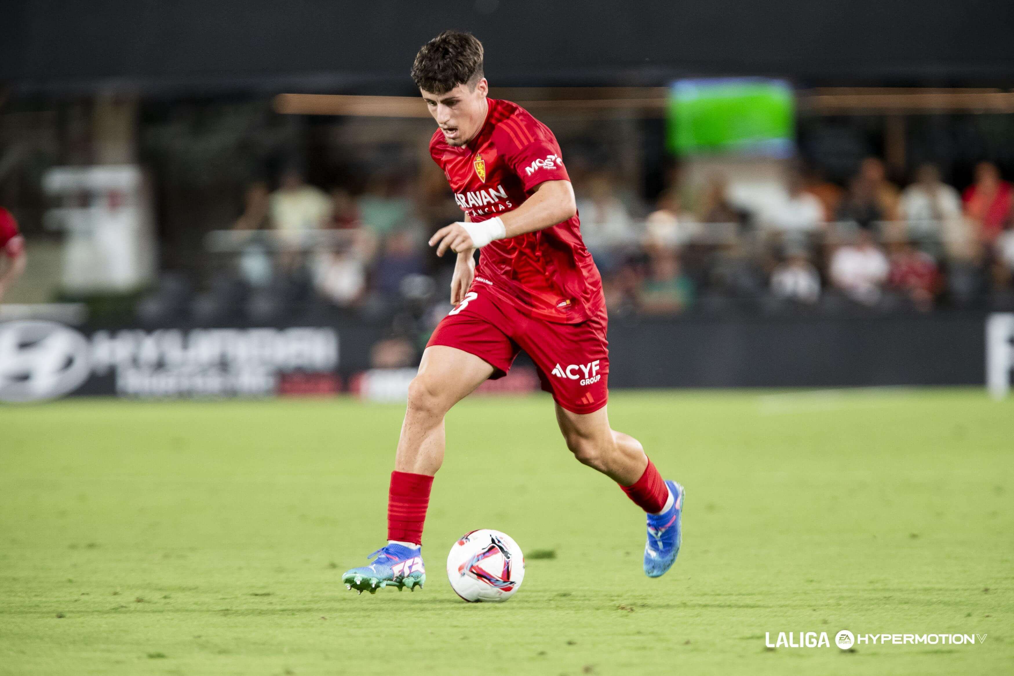 Adrián Liso, con el Real Zaragoza (foto: LALIGA).