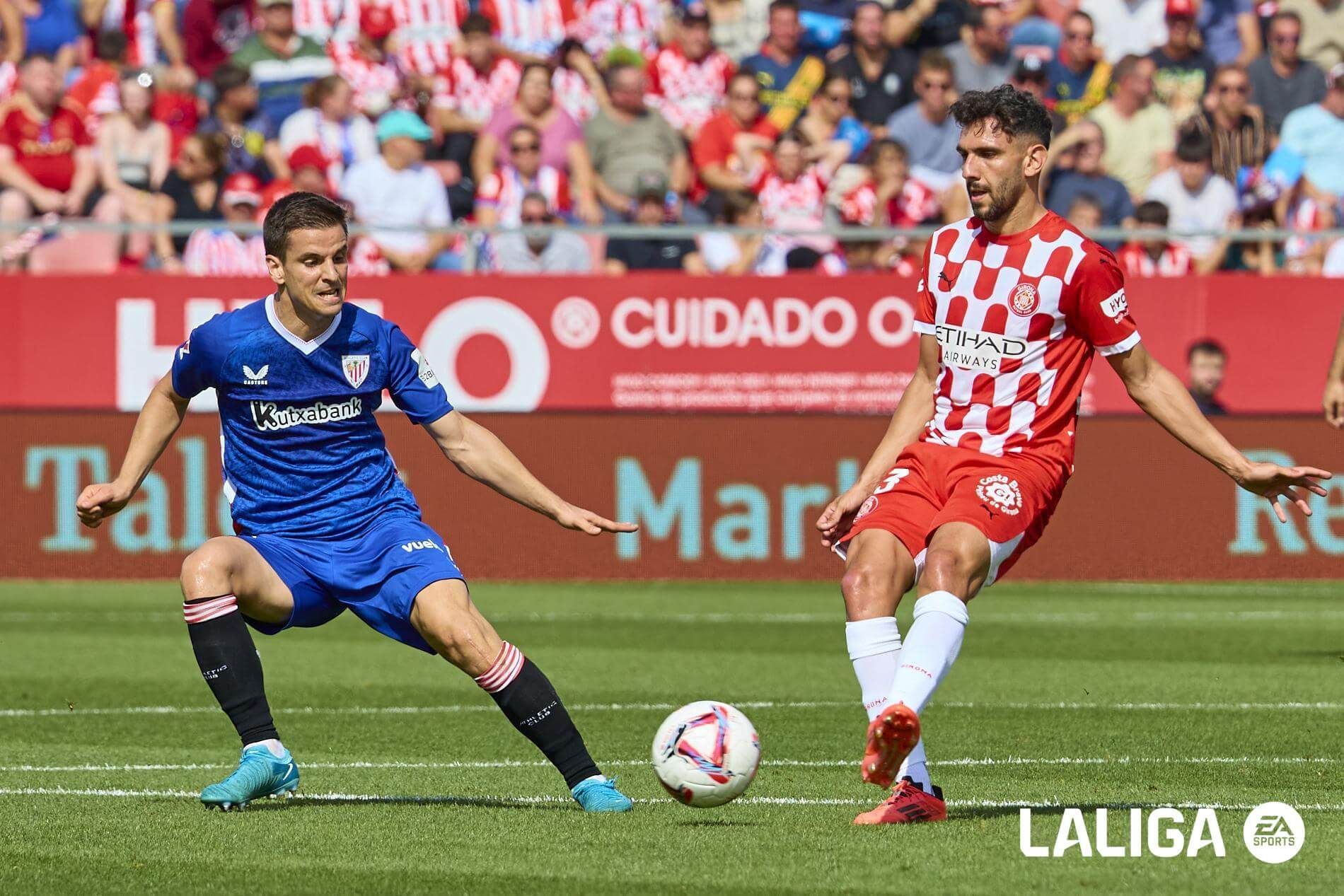  Iván Martín, en el Girona - Athletic de Montilivi.