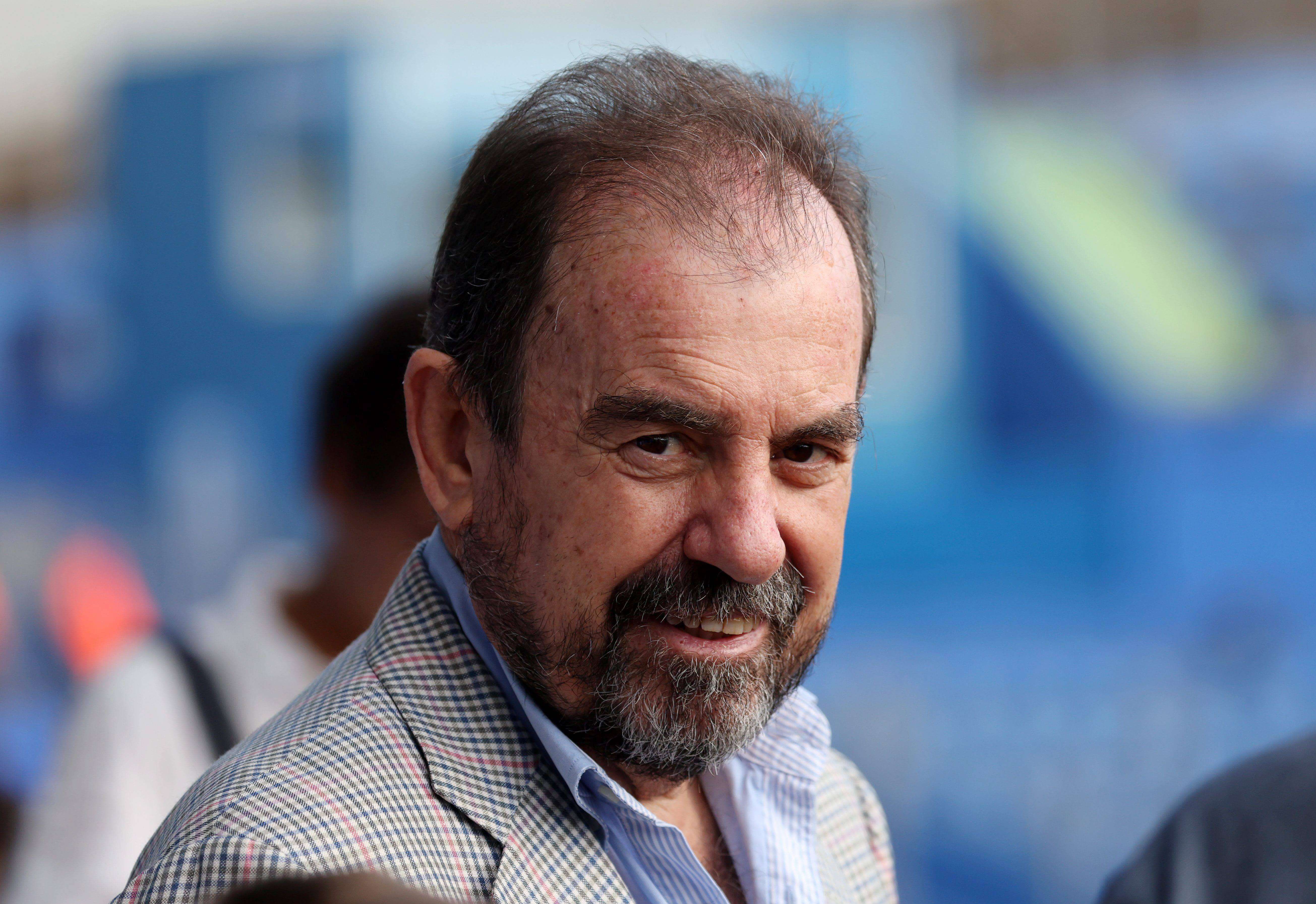  Ángel Torres, en un entrenamiento del Getafe (FOTO: Cordón Press).