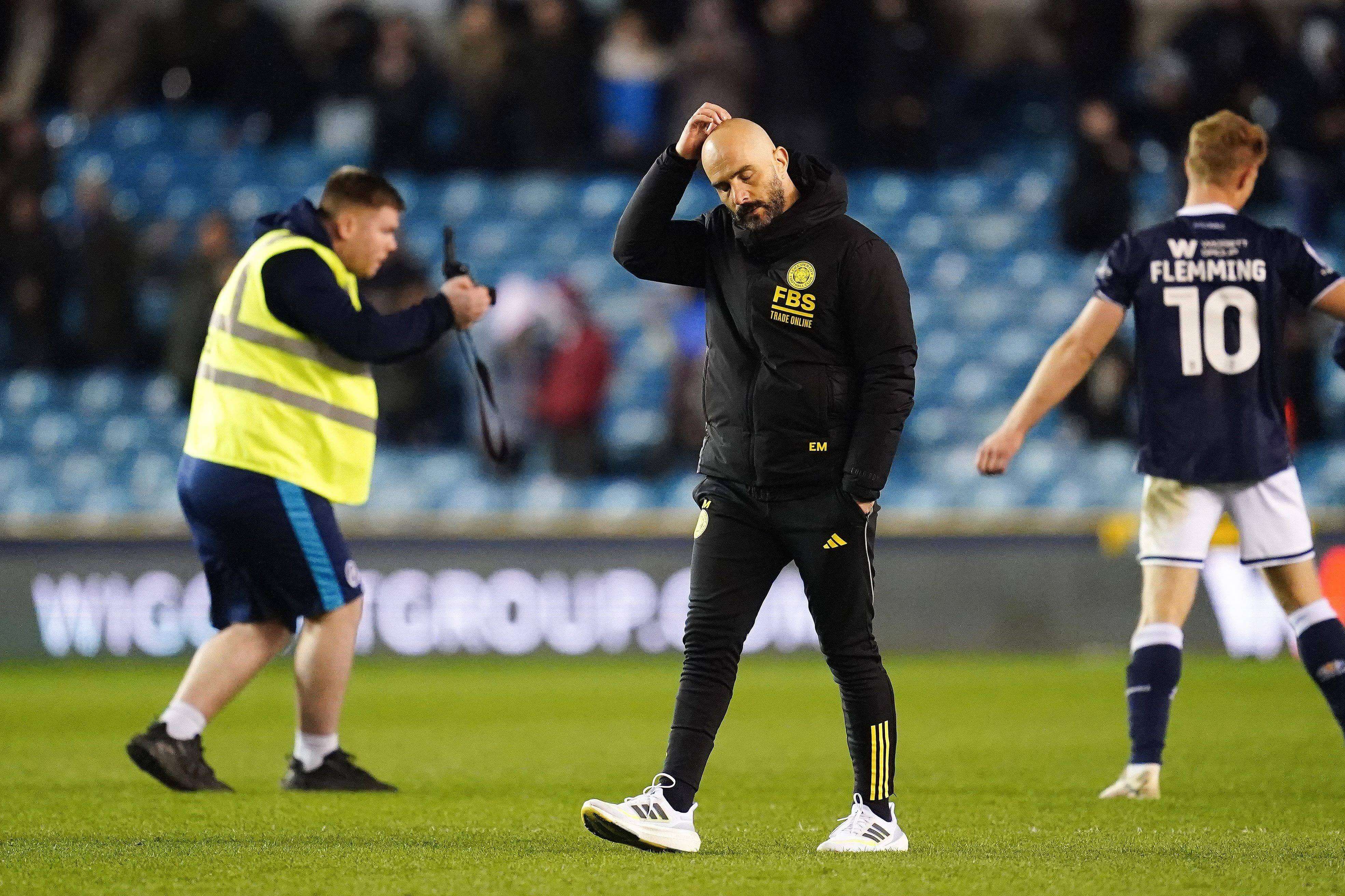  Enzo Maresca, con el Leicester.