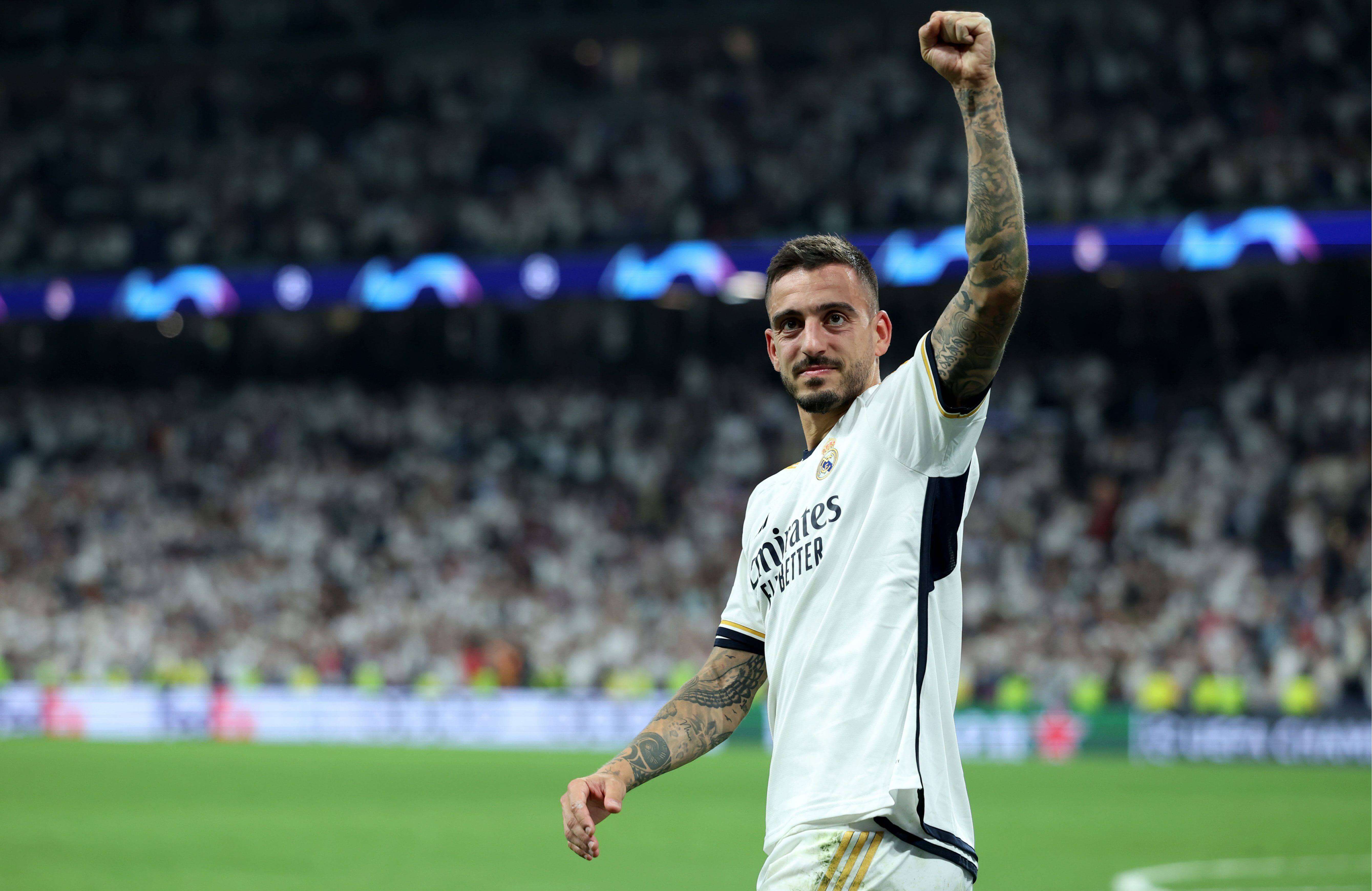  Joselu Mato celebrando un gol con el Real Madrid.
