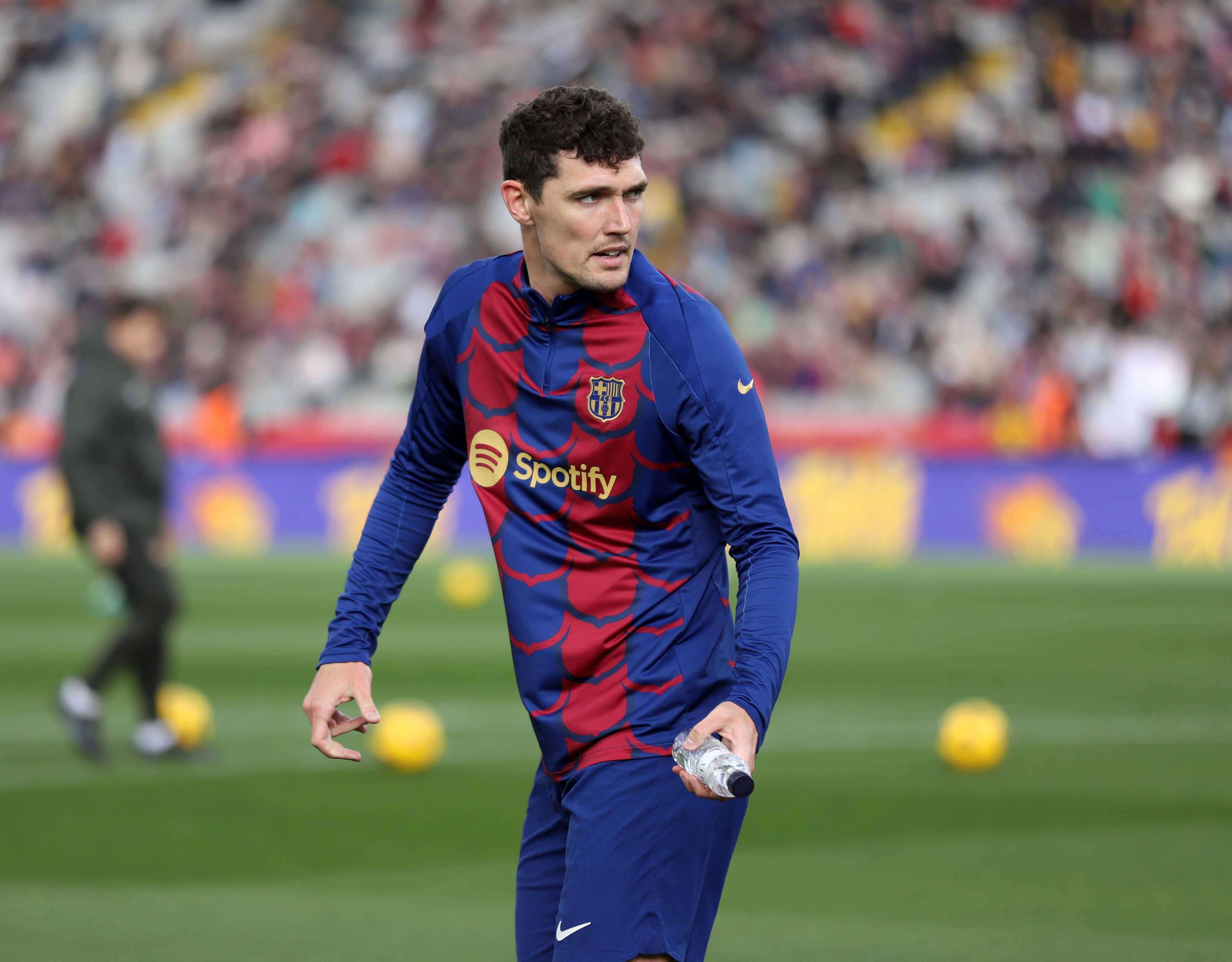 Andreas Christensen, en un partido con el FC Barcelona.
