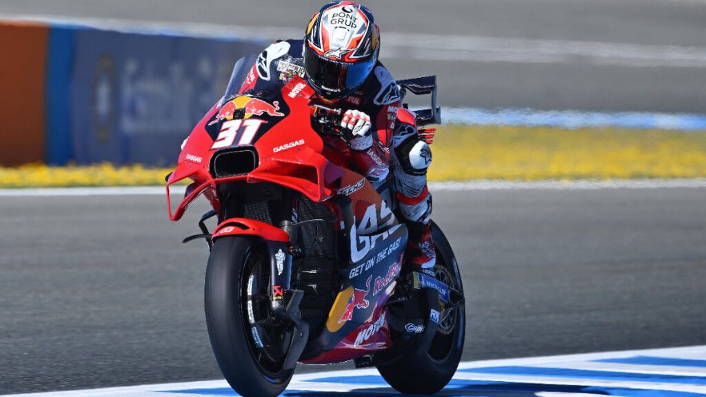 Pedro Acosta, en el GP de Jerez.