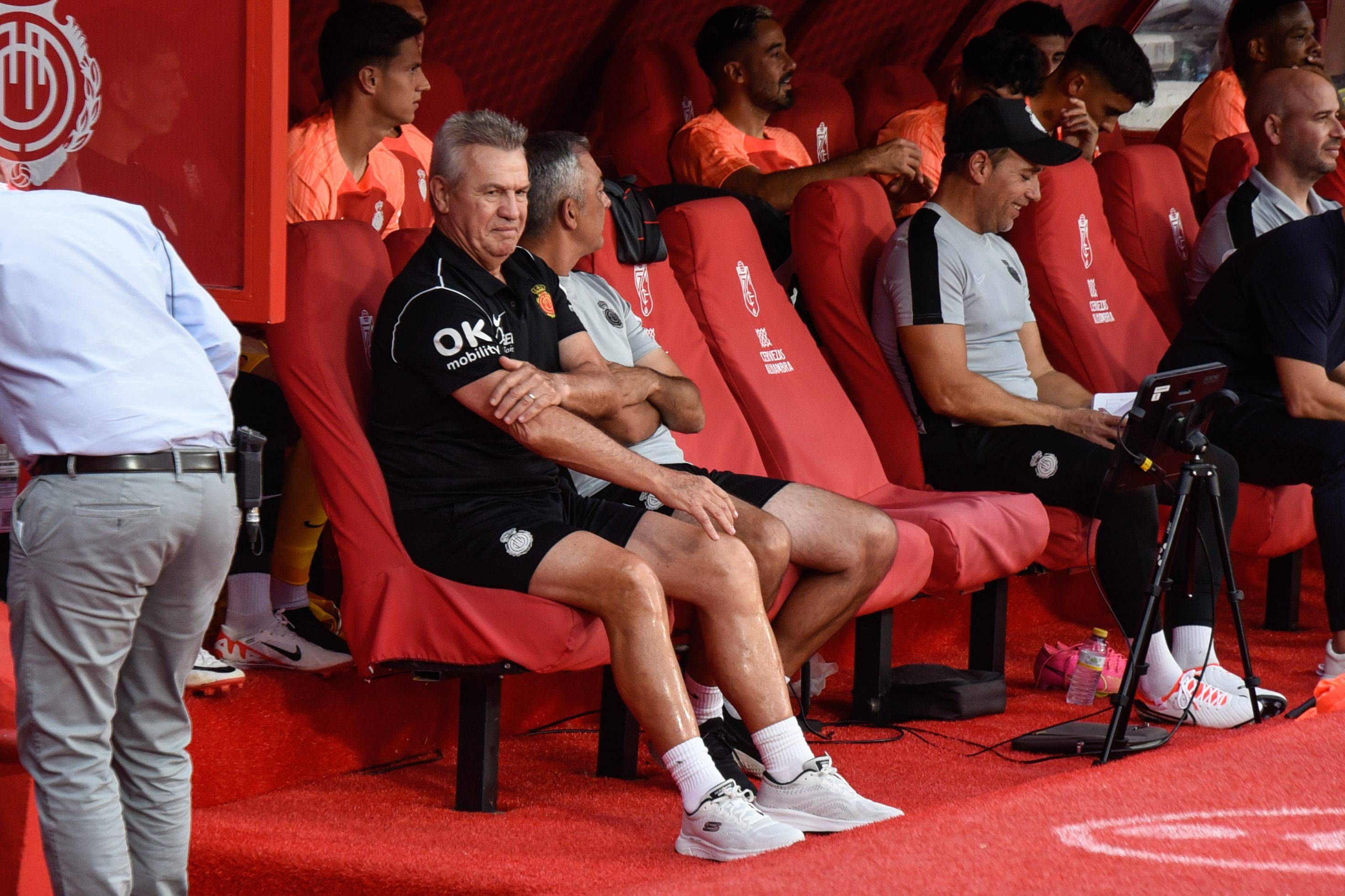  Javier Aguirre, rival del Athletic Club en la final de Copa, en un partido del Real Mallorca (Cordon Press).