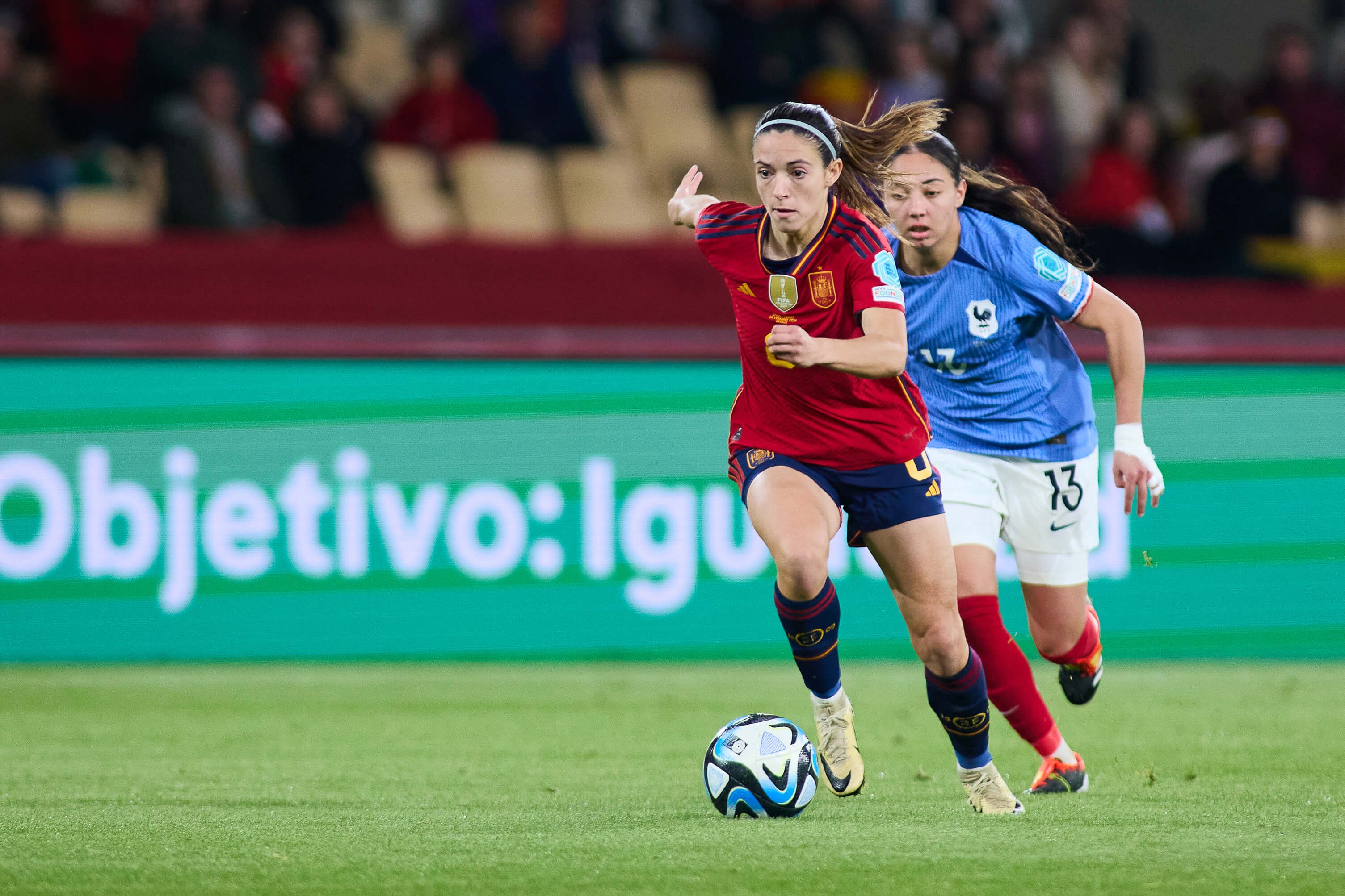 Aitana Bonmatí en el España - Francia de la Nations League