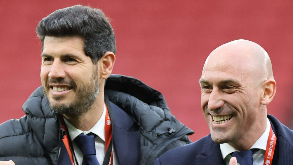  Albert Luque y Luis Rubiales.