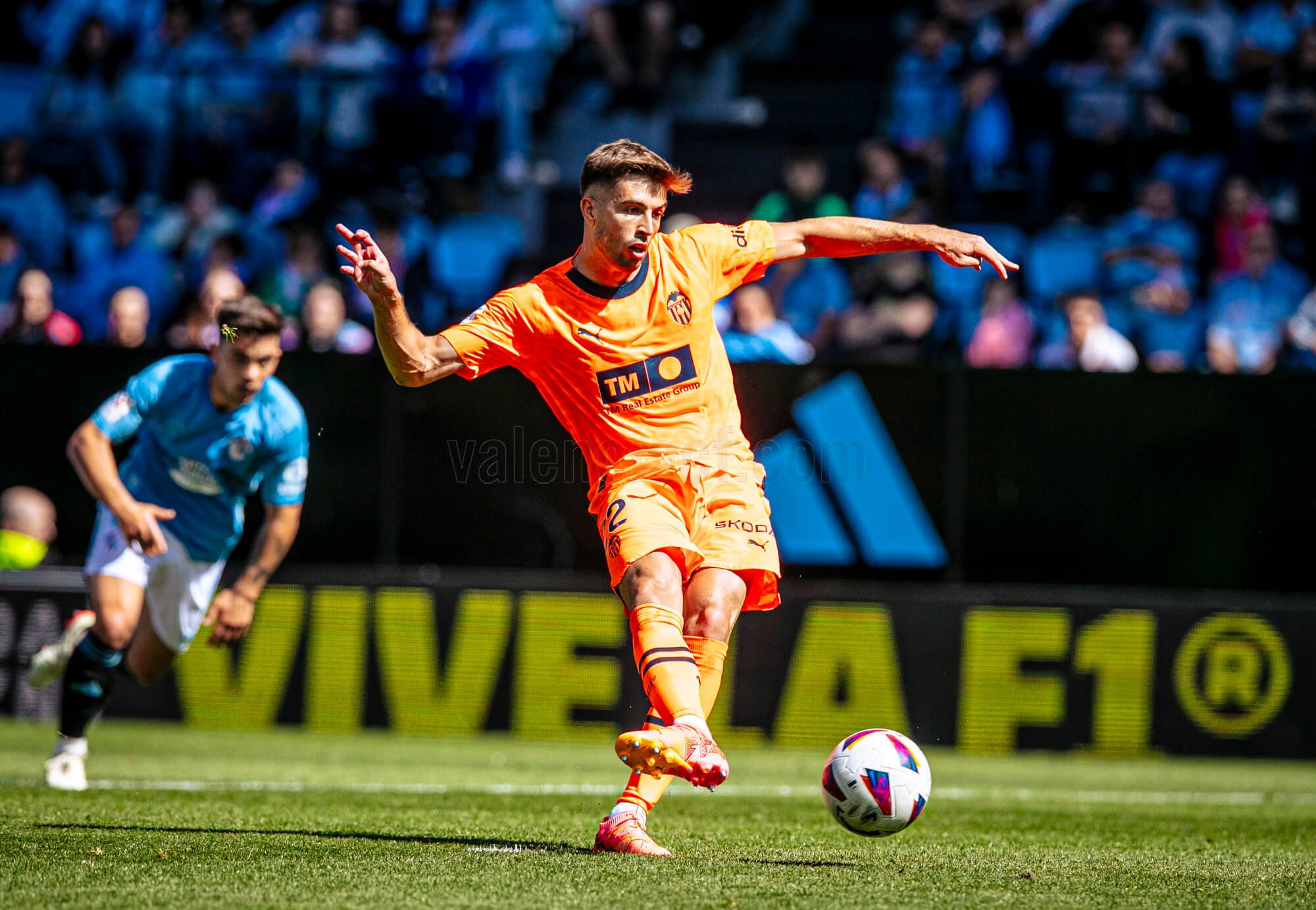  Alberto Marí, ante el Celta de Vigo.