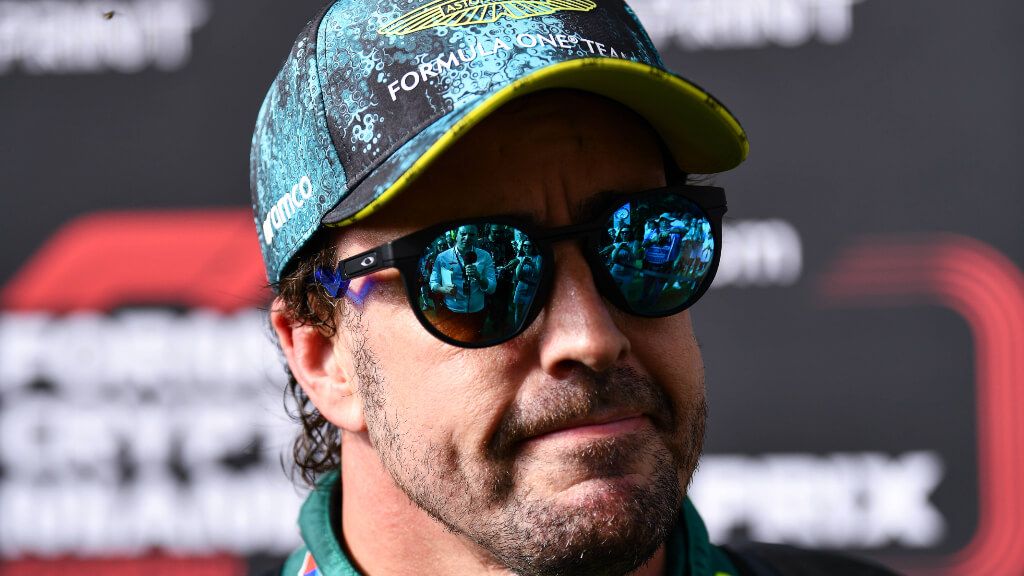  Fernando Alonso, en el GP de Miami.