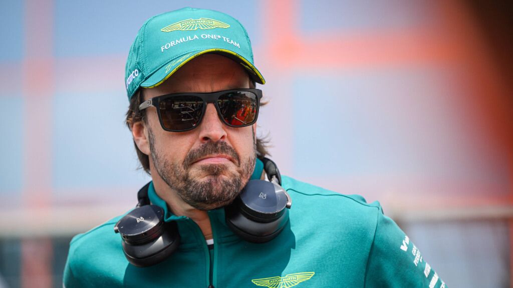 Fernando Alonso, en el GP de Imola.