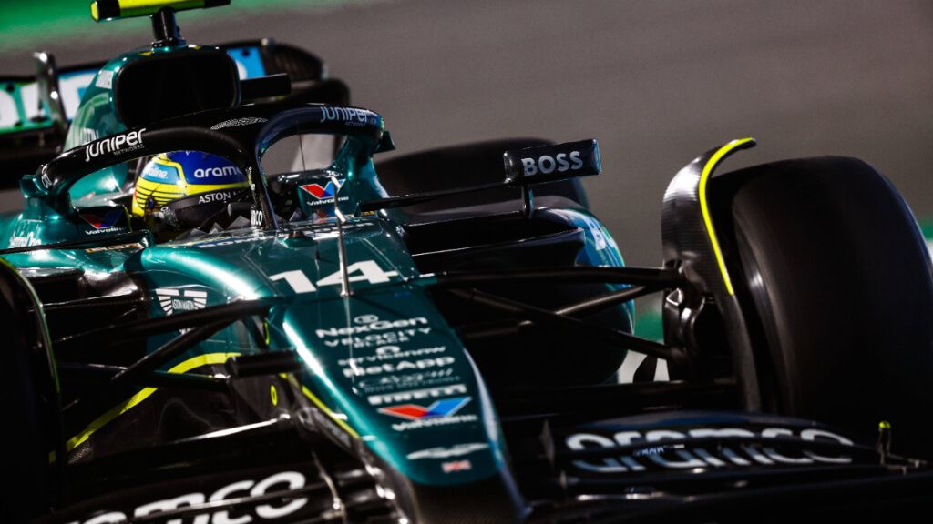  Fernando Alonso, en el GP de Arabia Saudí.