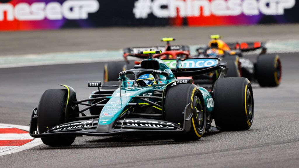  Fernando Alonso, en el GP de China.