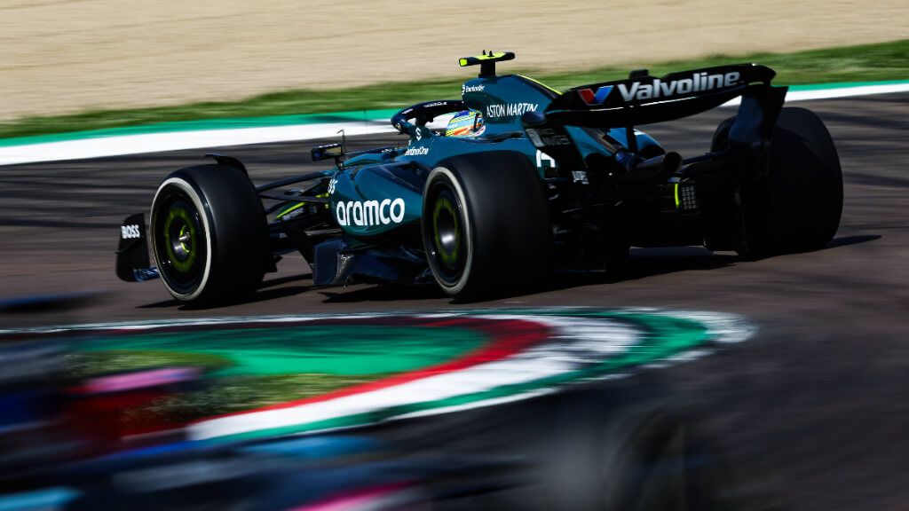 Fernando Alonso, en el GP de Imola.