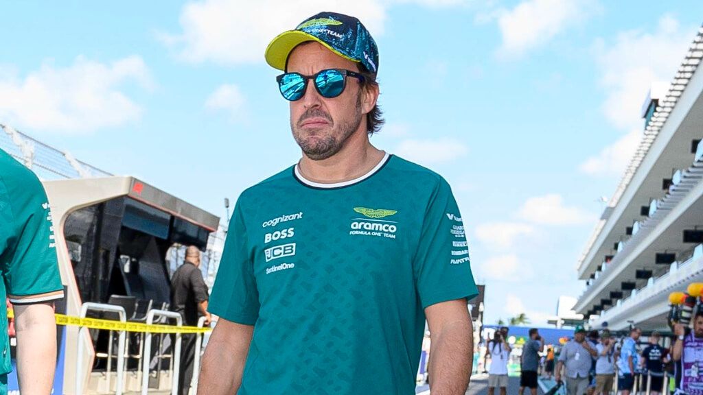 Fernando Alonso, en el GP de Miami.