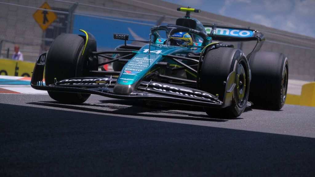  Fernando Alonso, en el GP de Miami.