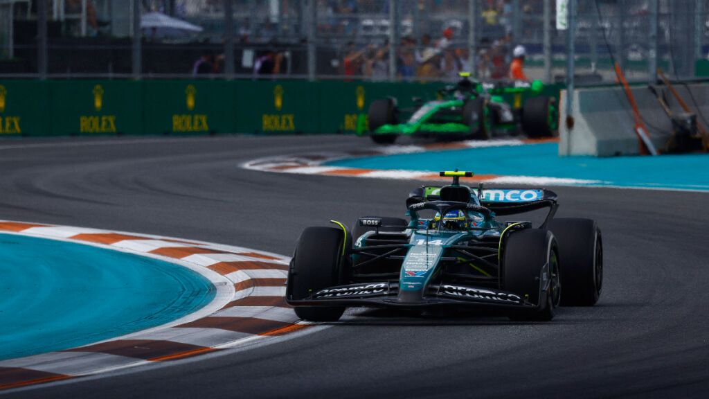  Fernando Alonso, en el GP de Miami.
