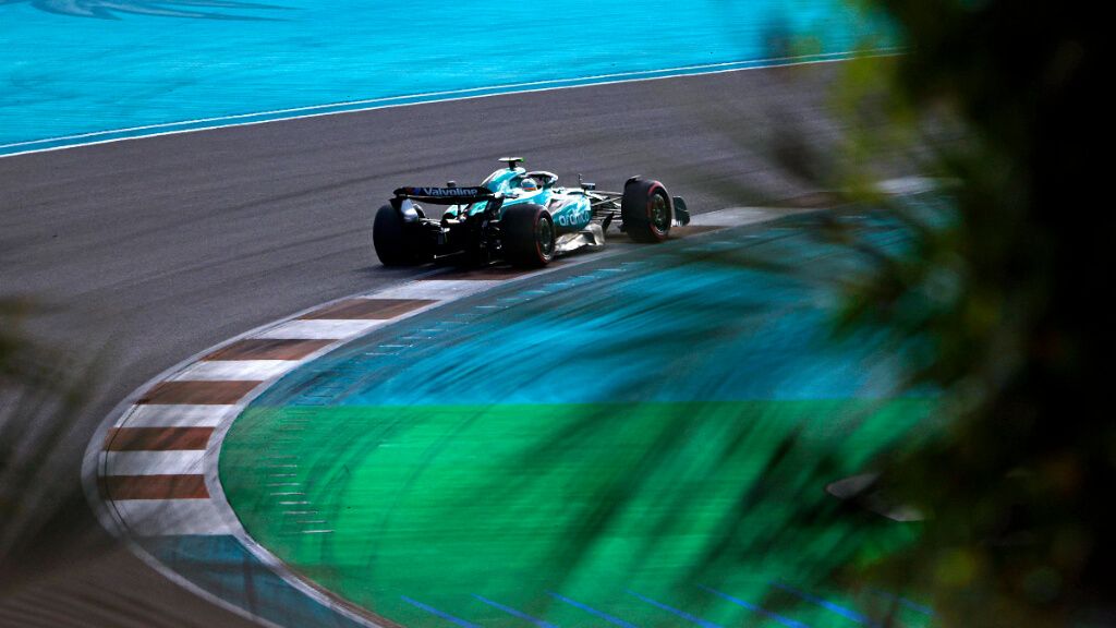  Fernando Alonso, en el GP de Miami.