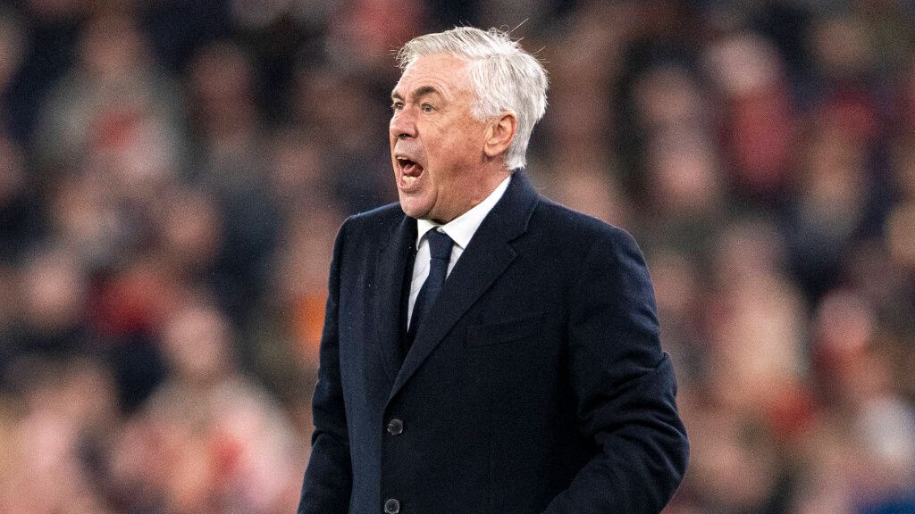  Ancelotti, en el Liverpool-Real Madrid (Cordon Press)