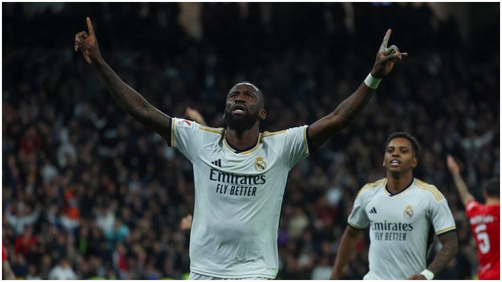  Antonio Rüdiger, con la camiseta del Real Madrid.