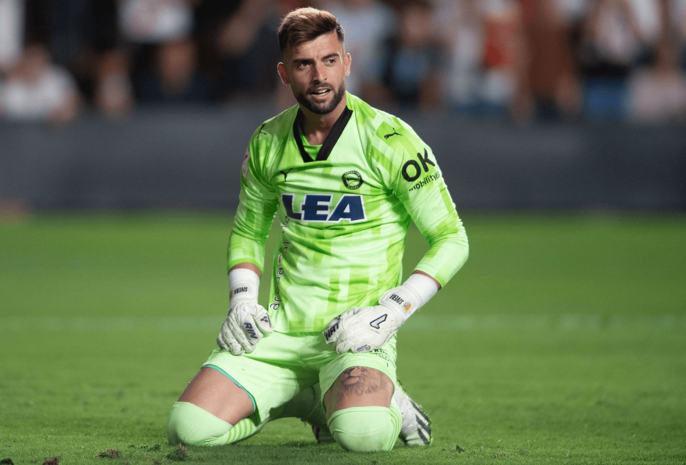  Antonio Sivera, con el Deportivo Alavés.