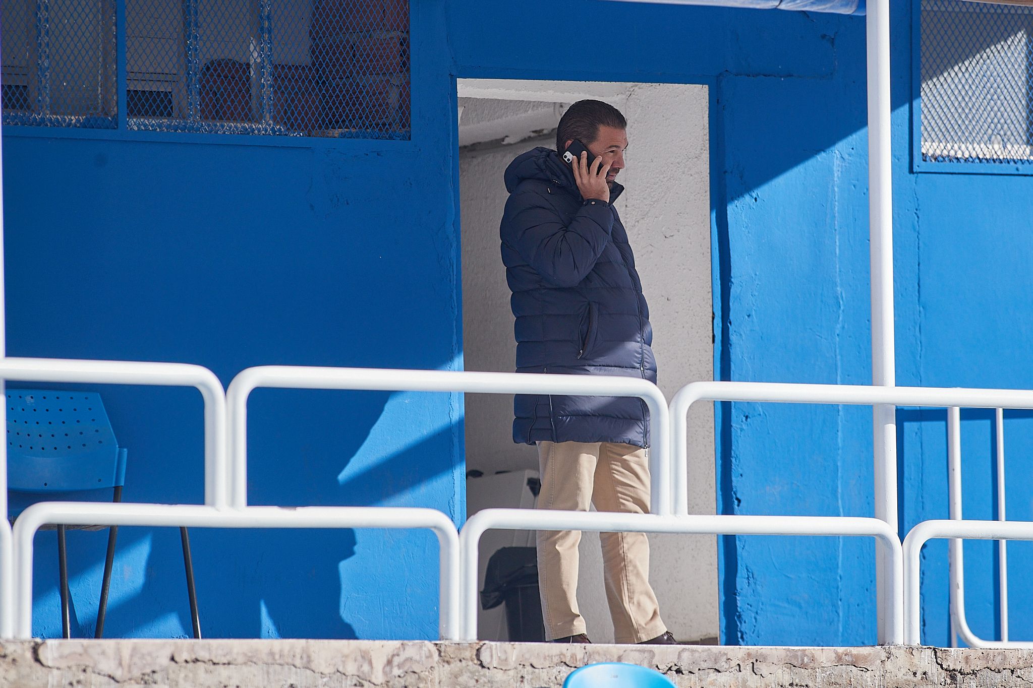  Juan Carlos Cordero, en la Ciudad Deportiva del Real Zaragoza.