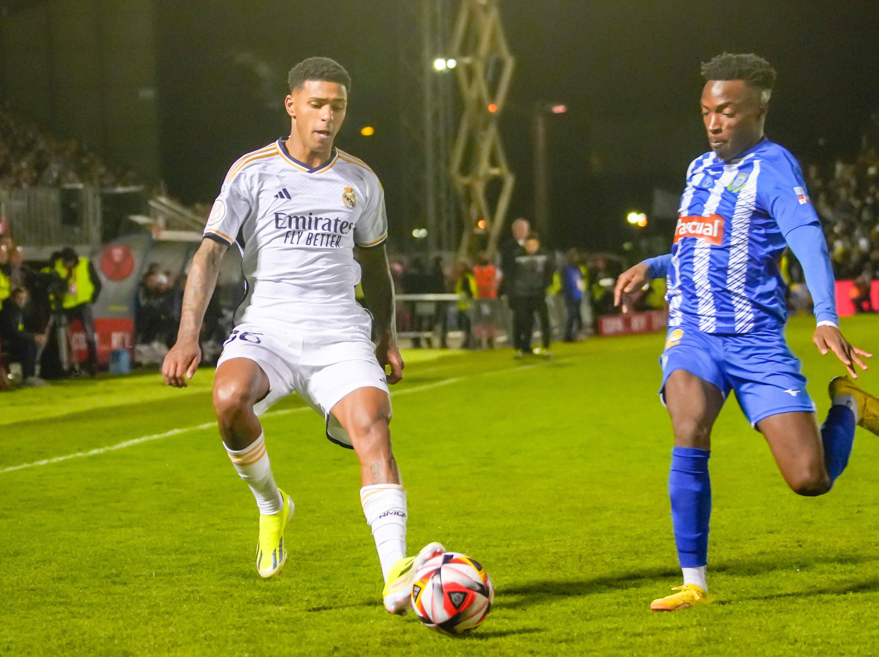  Vinicius Tobías, en el Arandina-Real Madrid.