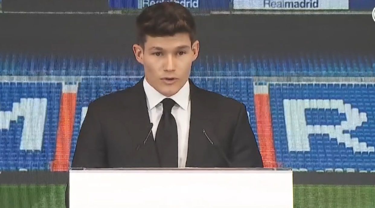  Fran García, durante su presentación.