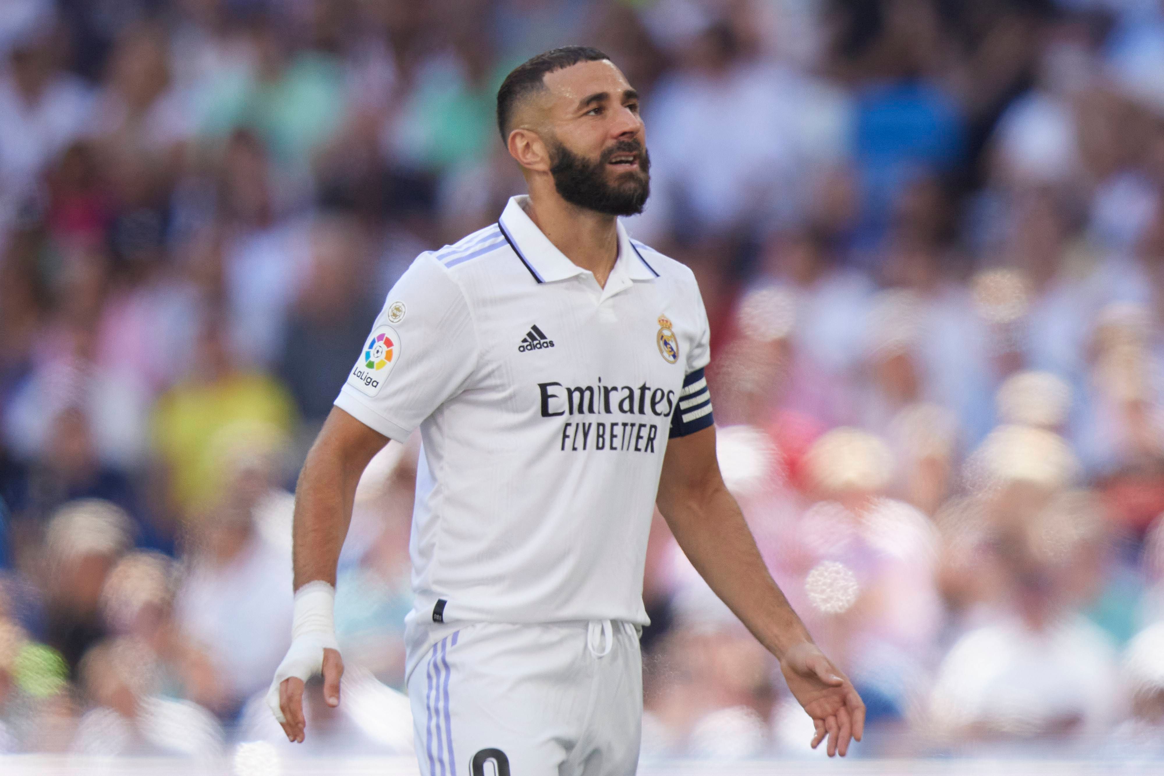 Karim Benzema, en un partido con el Real Madrid.