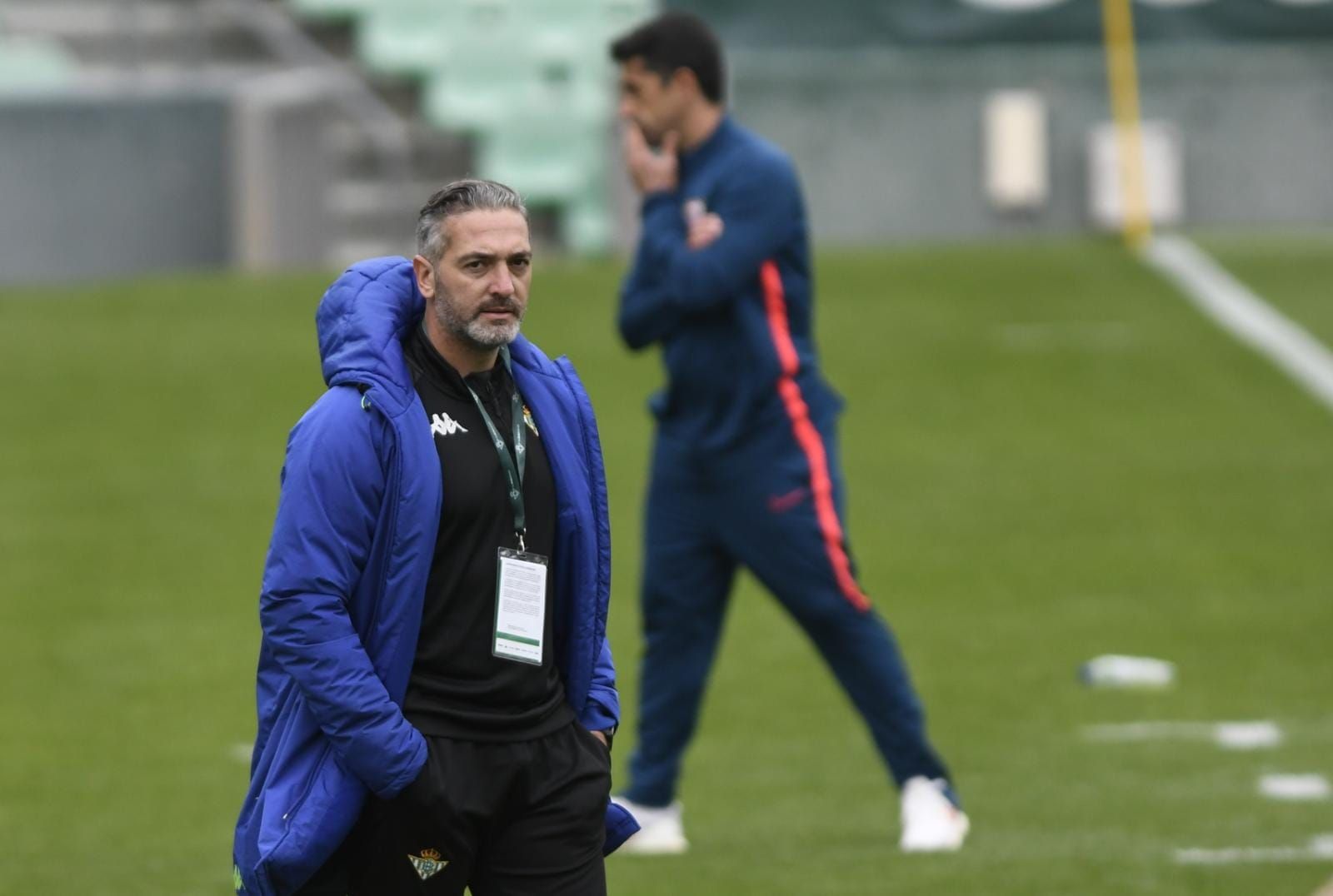 Arzu, durante un partido con el Betis Deportivo.