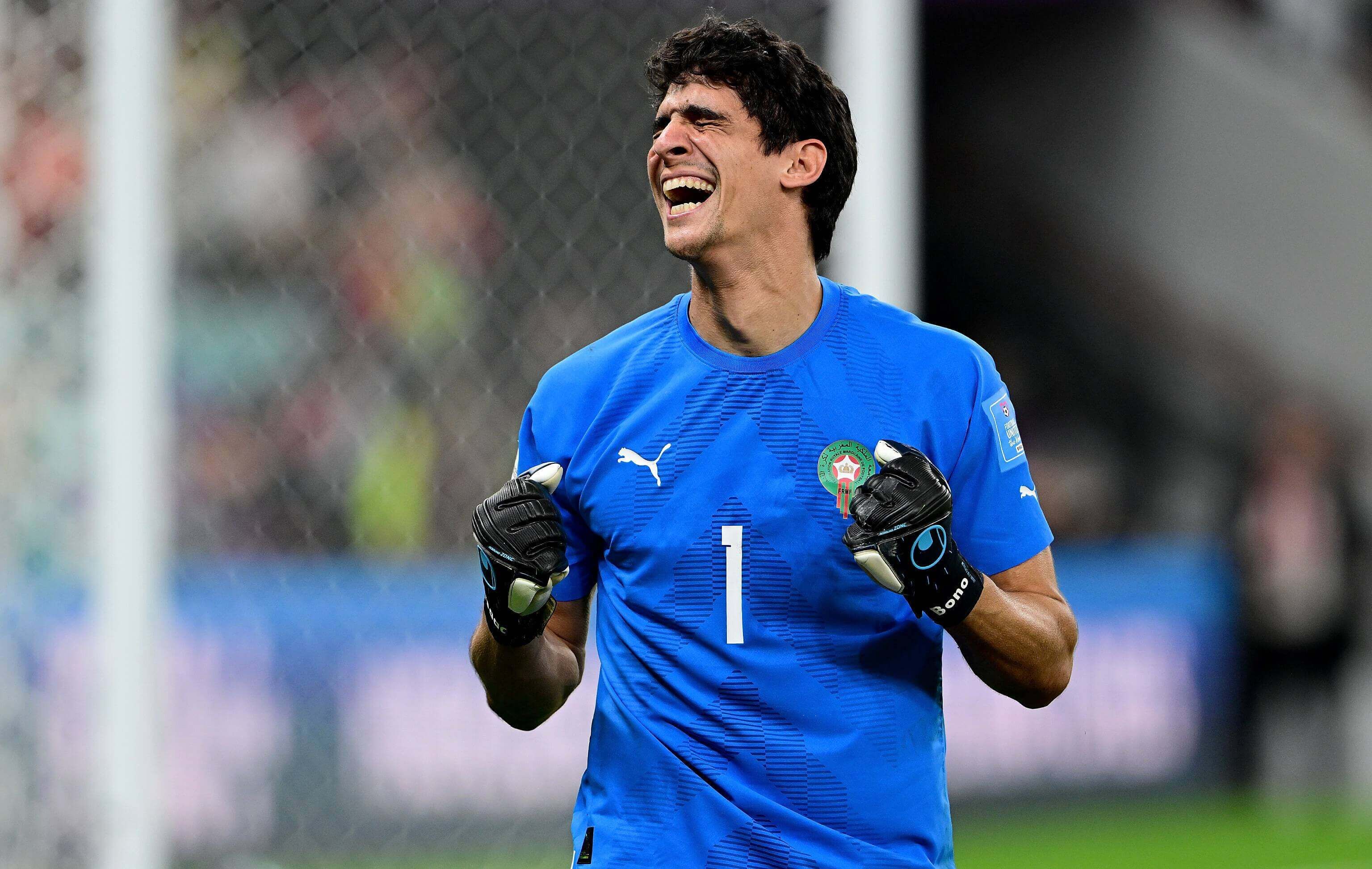  Celebración de Bono, exportero del Sevilla, con Marruecos (CordonPress).