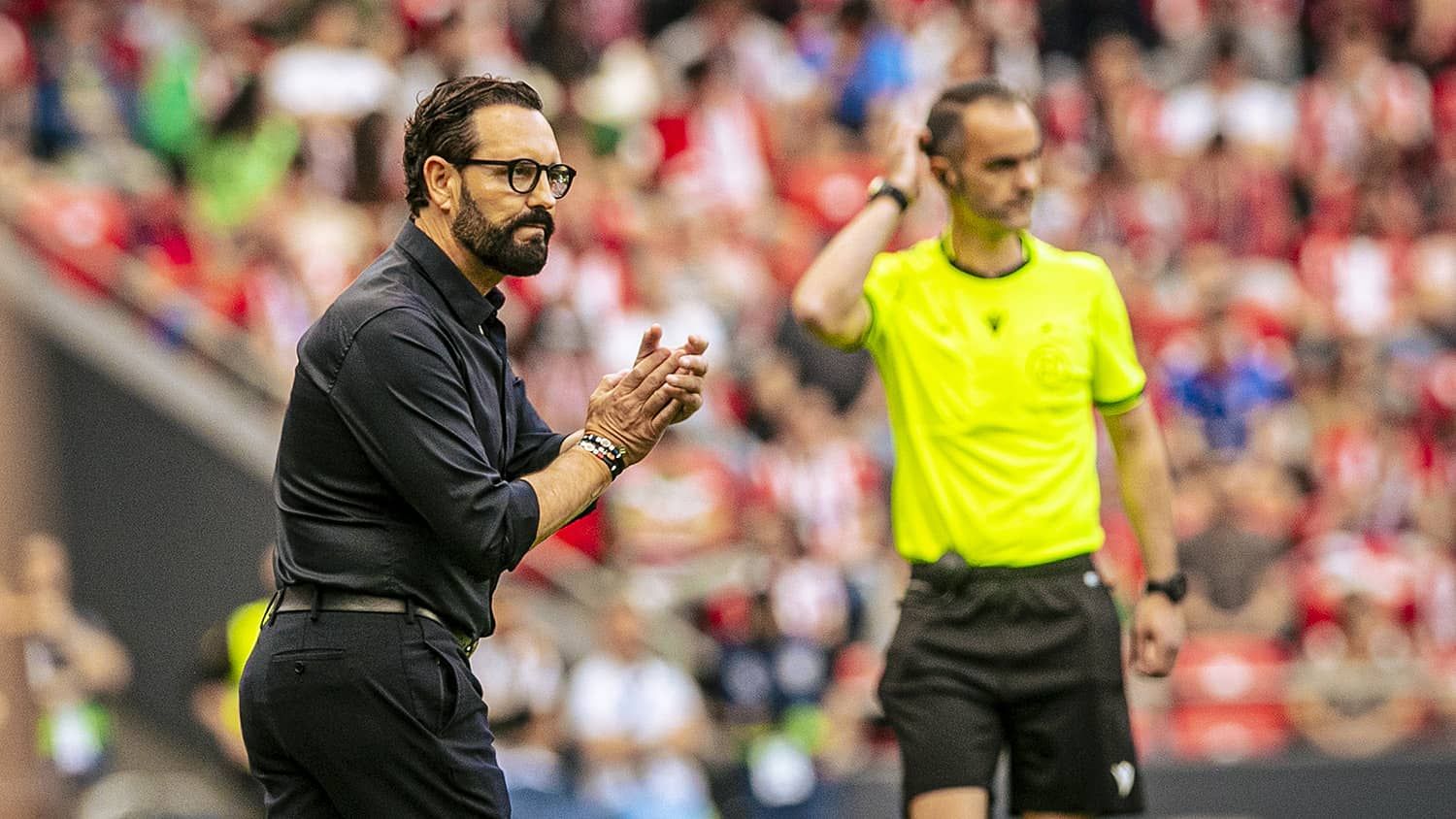 José Bordalás, en el partido ante el Athletic.