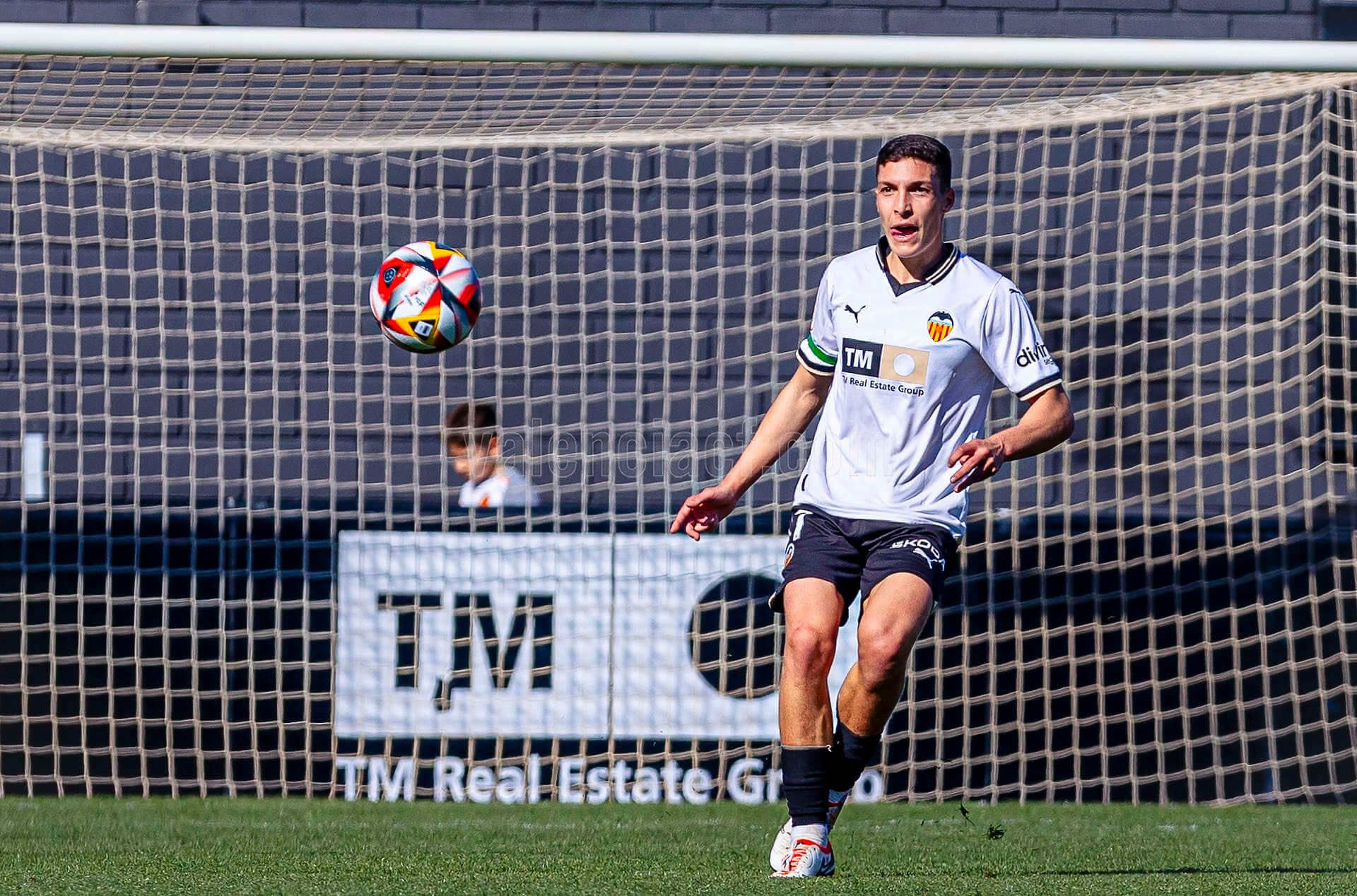  Borja Calvo, centrocampista del VCF Mestalla.