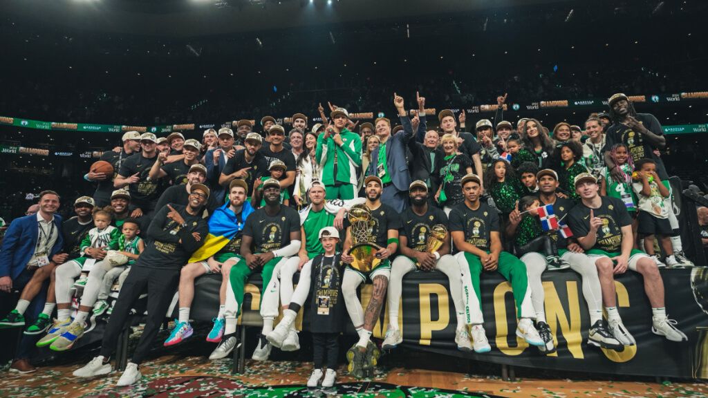 Boston Celtics, campeón de la NBA por 18ª vez (Fuente: @celtics).