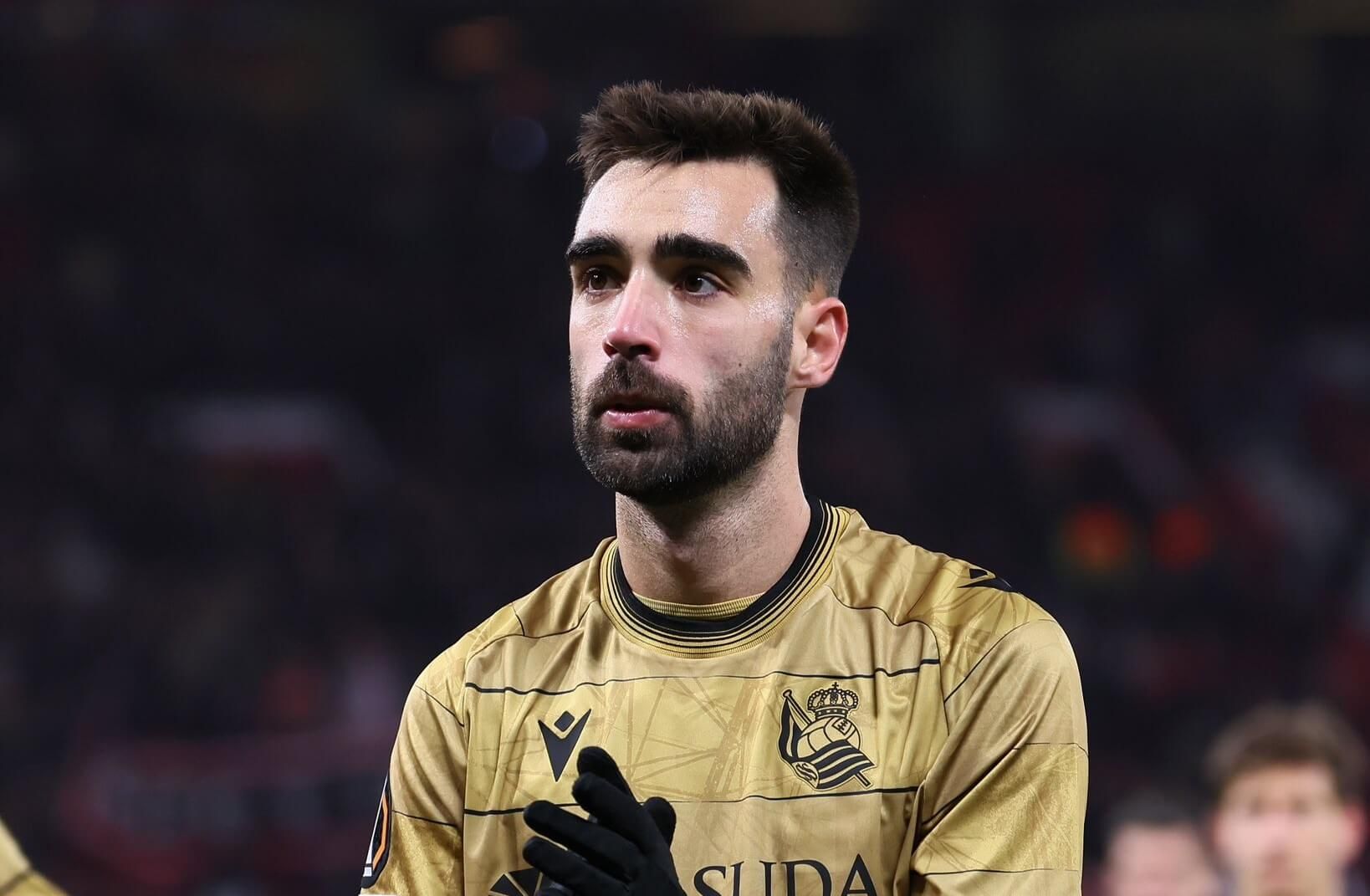 Brais Méndez, tras el Manchester United-Real Sociedad.