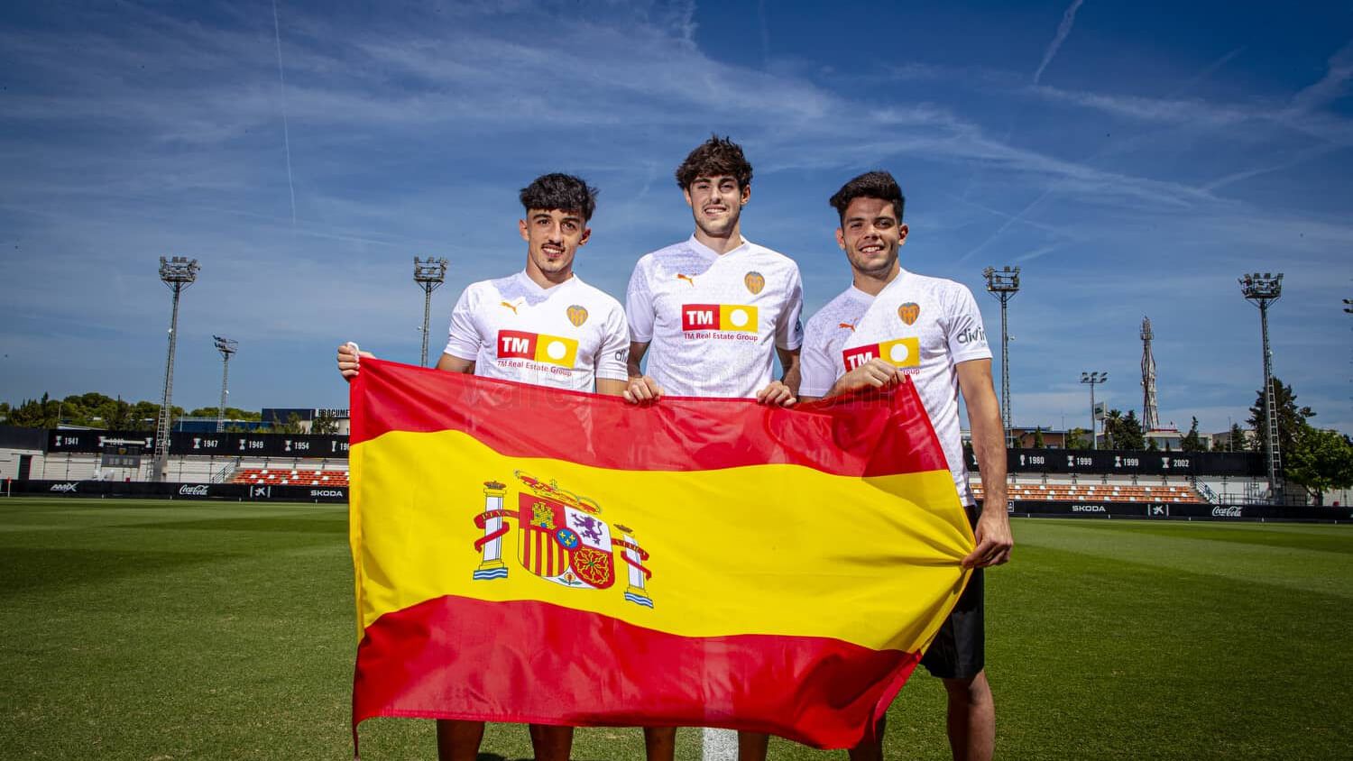  España: Jugadores del Valencia CF con la selección