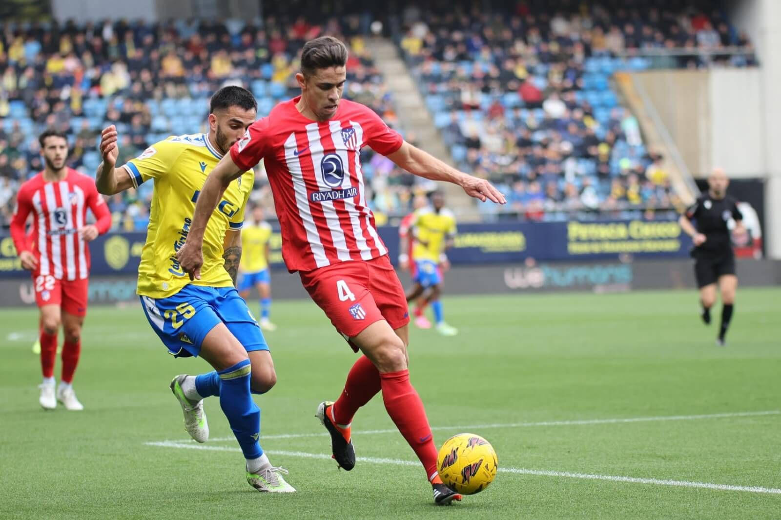  Gabriel Paulista, en el Cádiz-Atlético de Madrid.