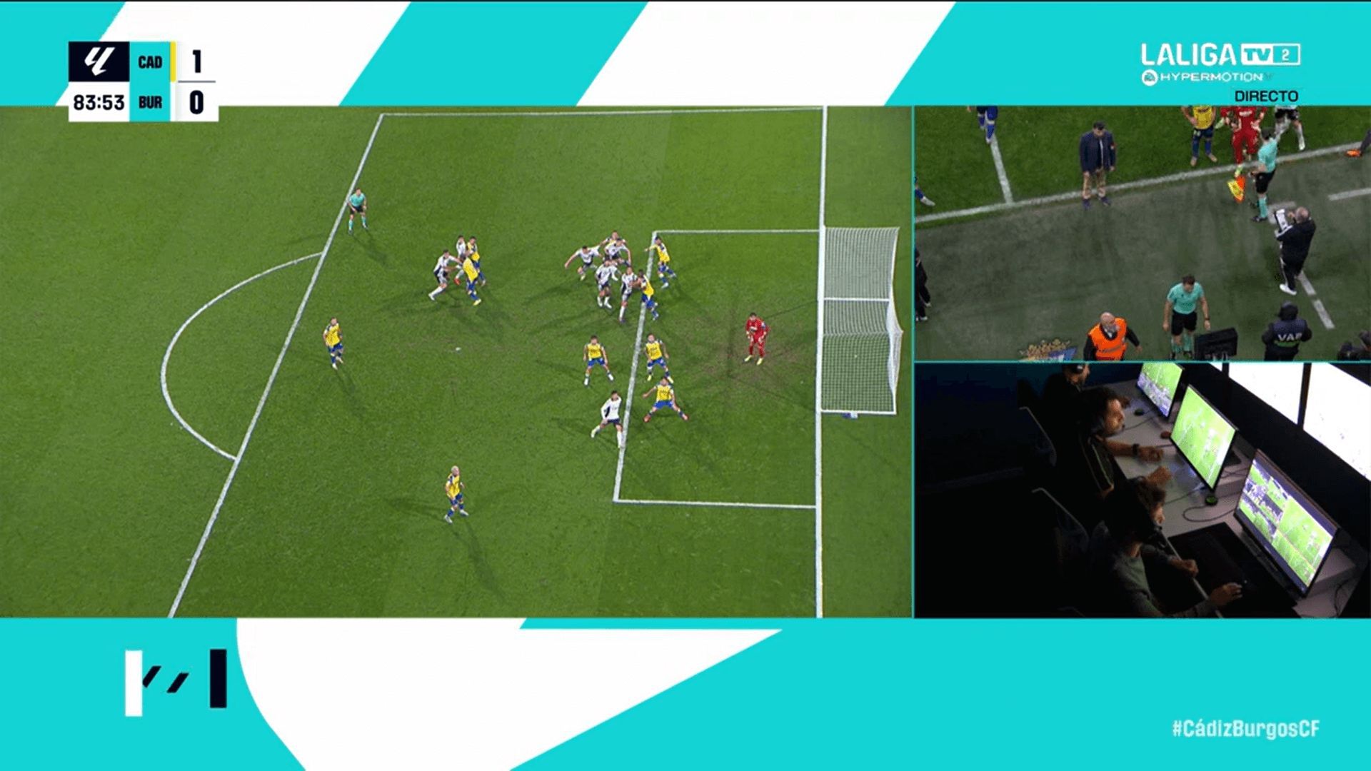  El penalti de Fede San Emeterio sobre Álex Sancris en el Cádiz-Burgos.