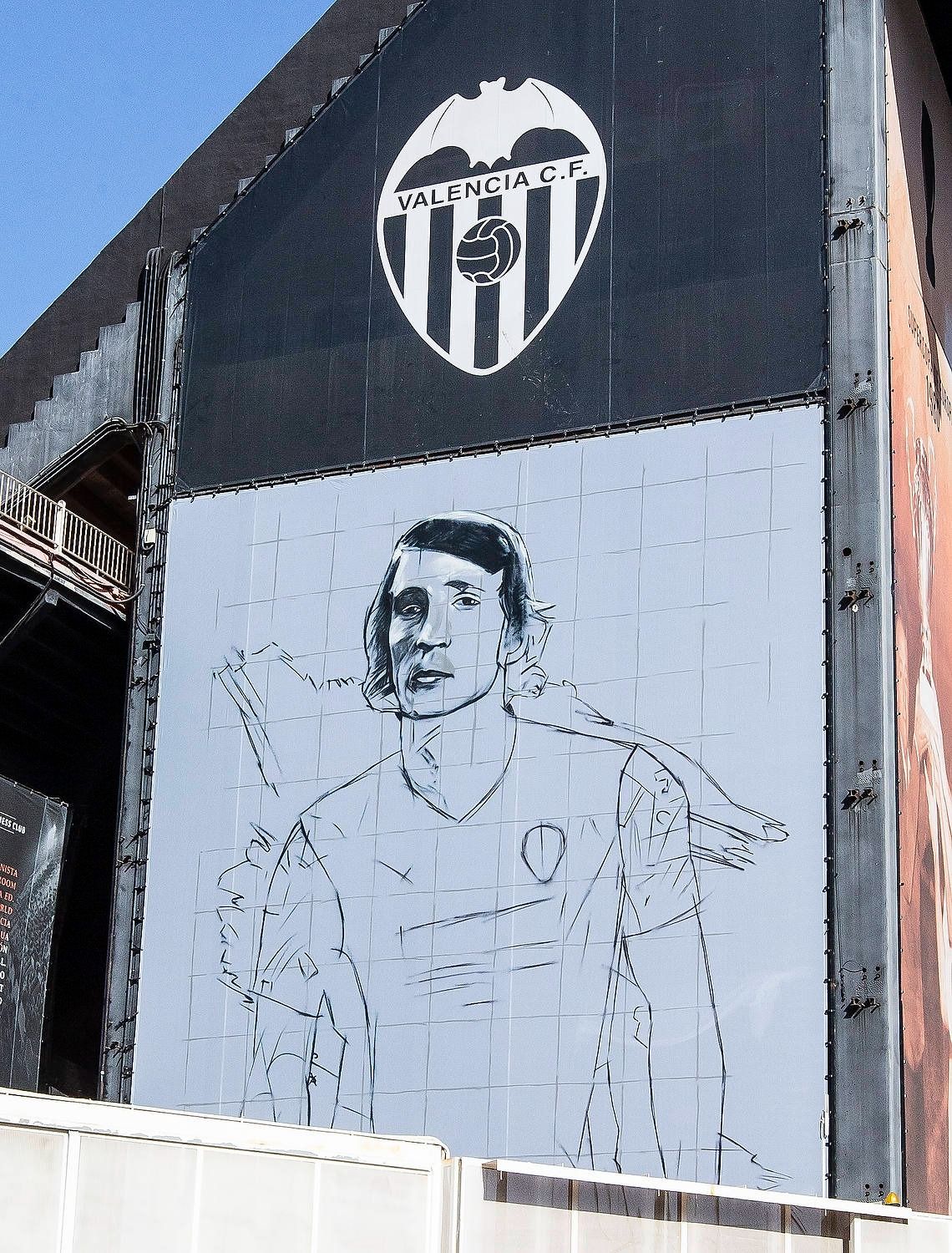 Camisetas del Valencia CF Lonas en Mestalla