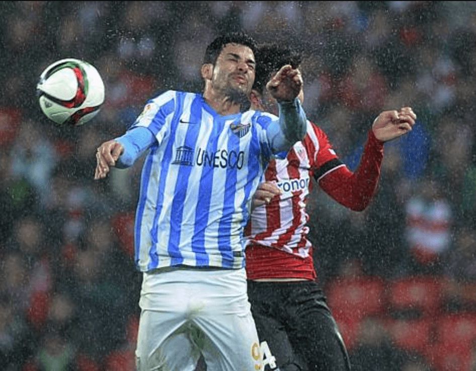  Javi Guerra, en ese partido de cuartos en San Mamés en 2015. (Getty)
