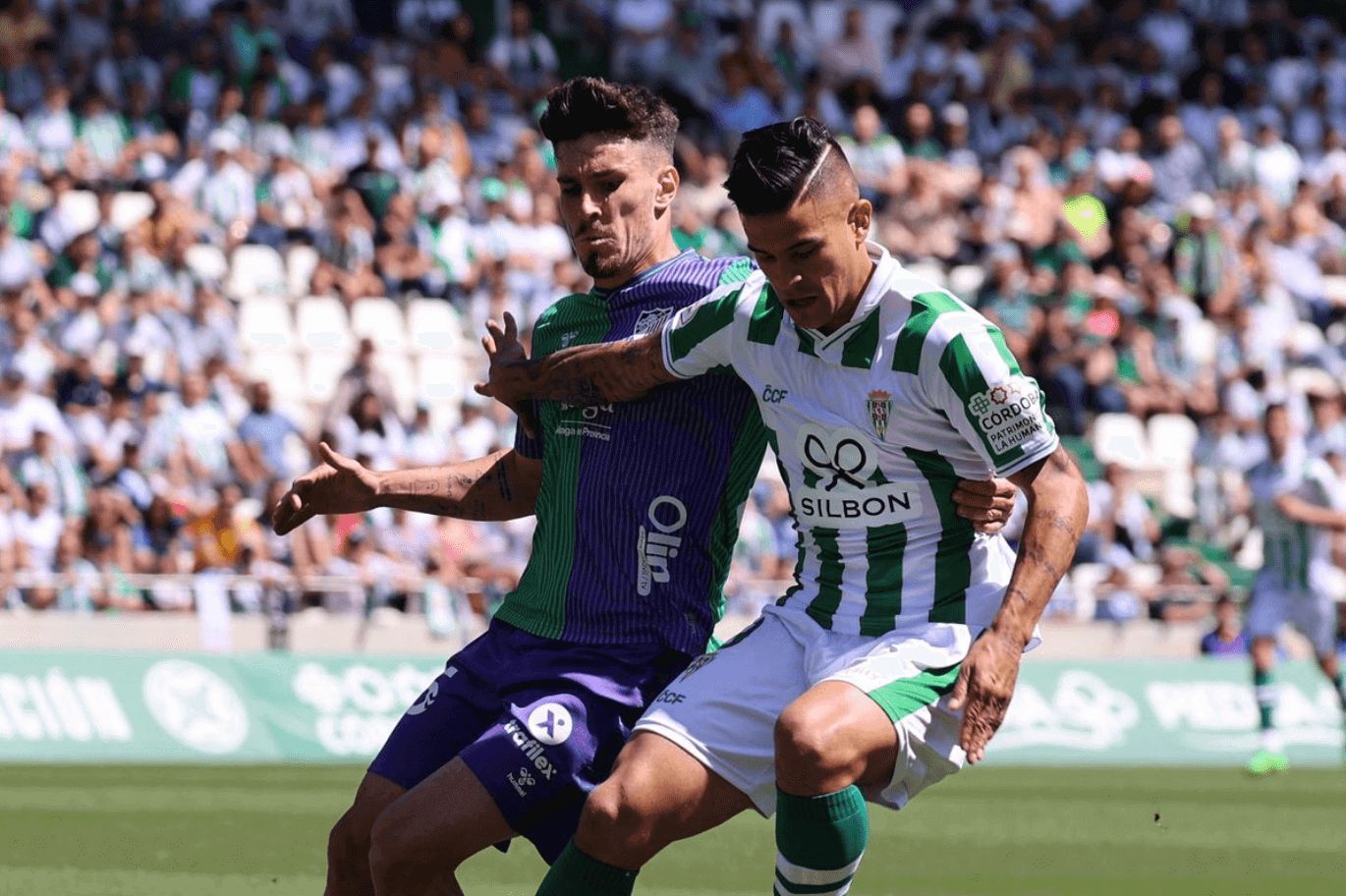  Lance de juego en el pasado Córdoba CF-Málaga CF..