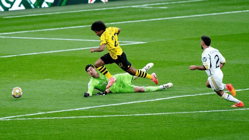  Thibaut Courtois en la final de la Champions League 2024