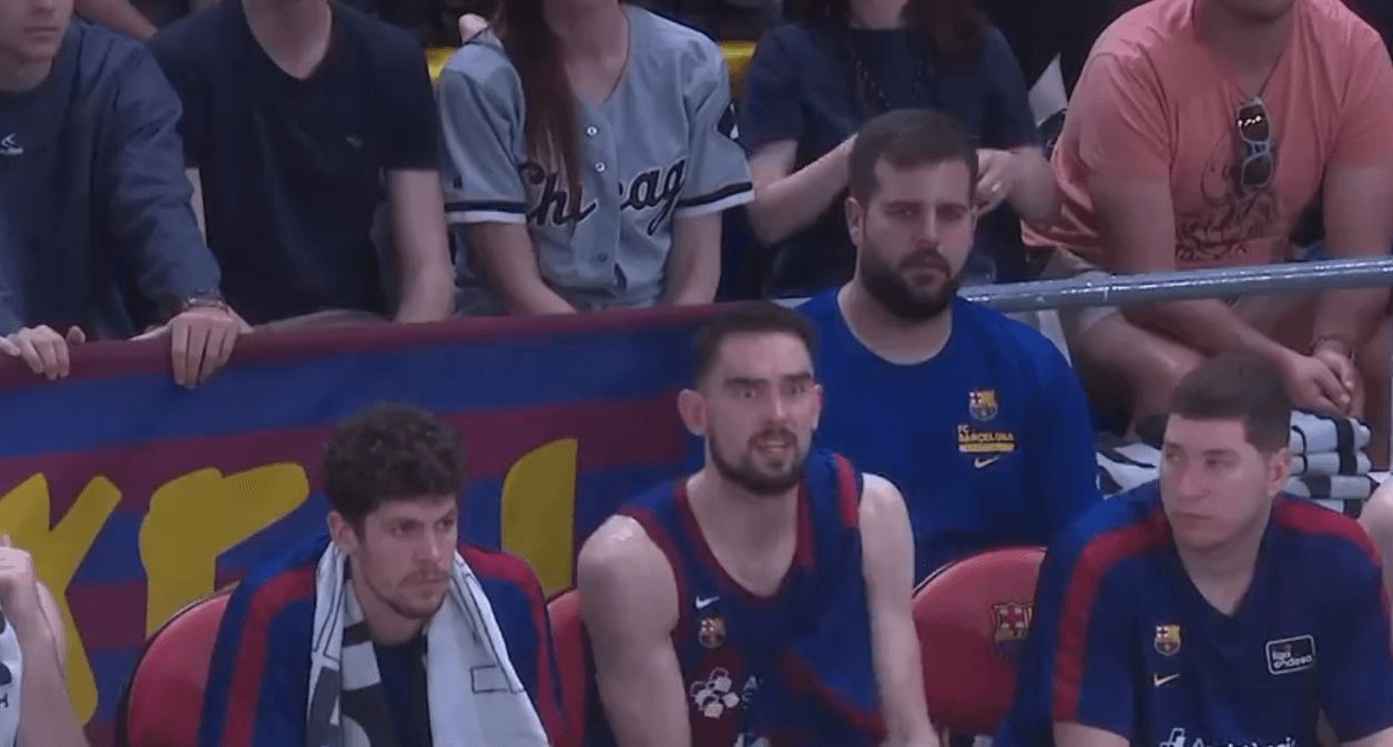  Tomas Satoransky, en el banquillo durante el partido ante Gran Canaria