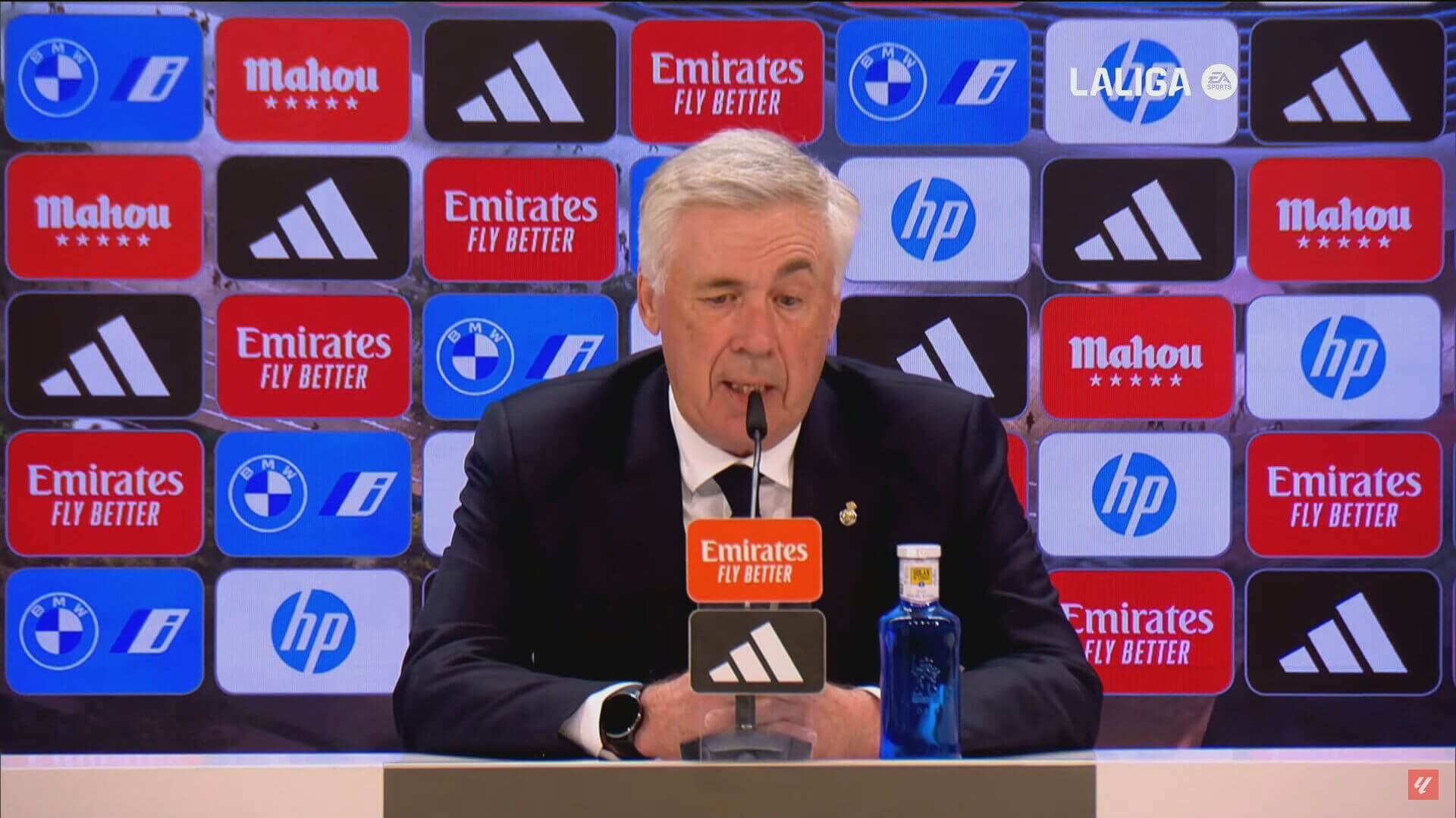  Rueda de prensa de Carlo Ancelotti tras el Real Madrid - Cádiz