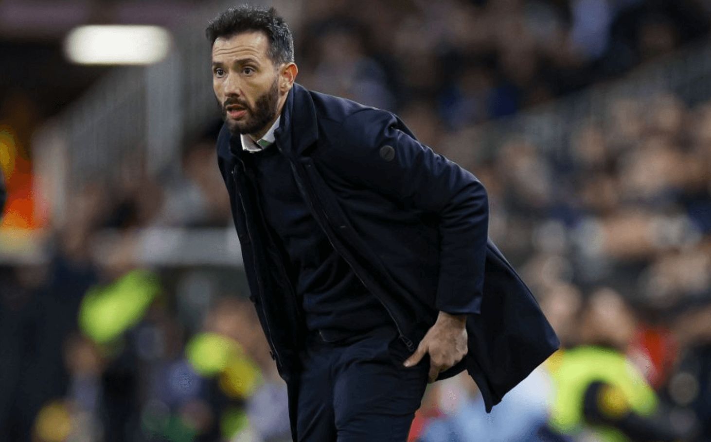  Carlos Corberán, ante el Real Madrid.