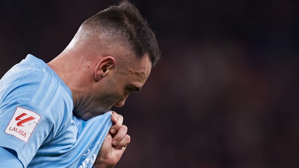 Iago Aspas, durante un partido del Celta