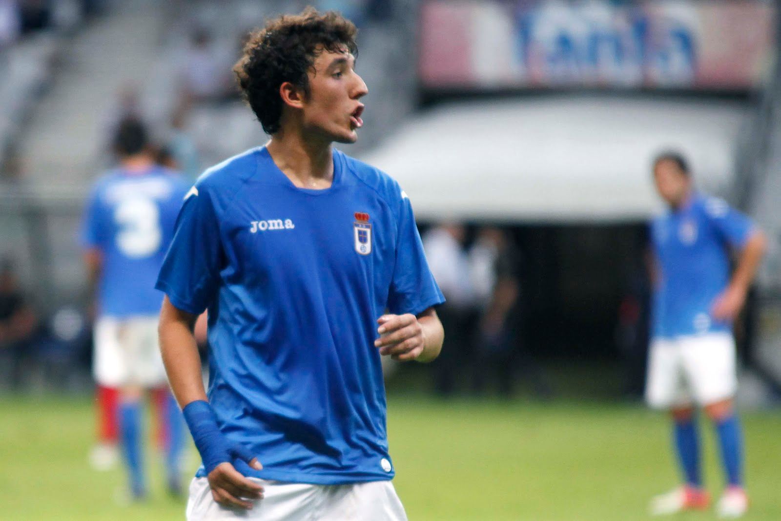  Galder Cerrajería durante su etapa en el Real Oviedo.