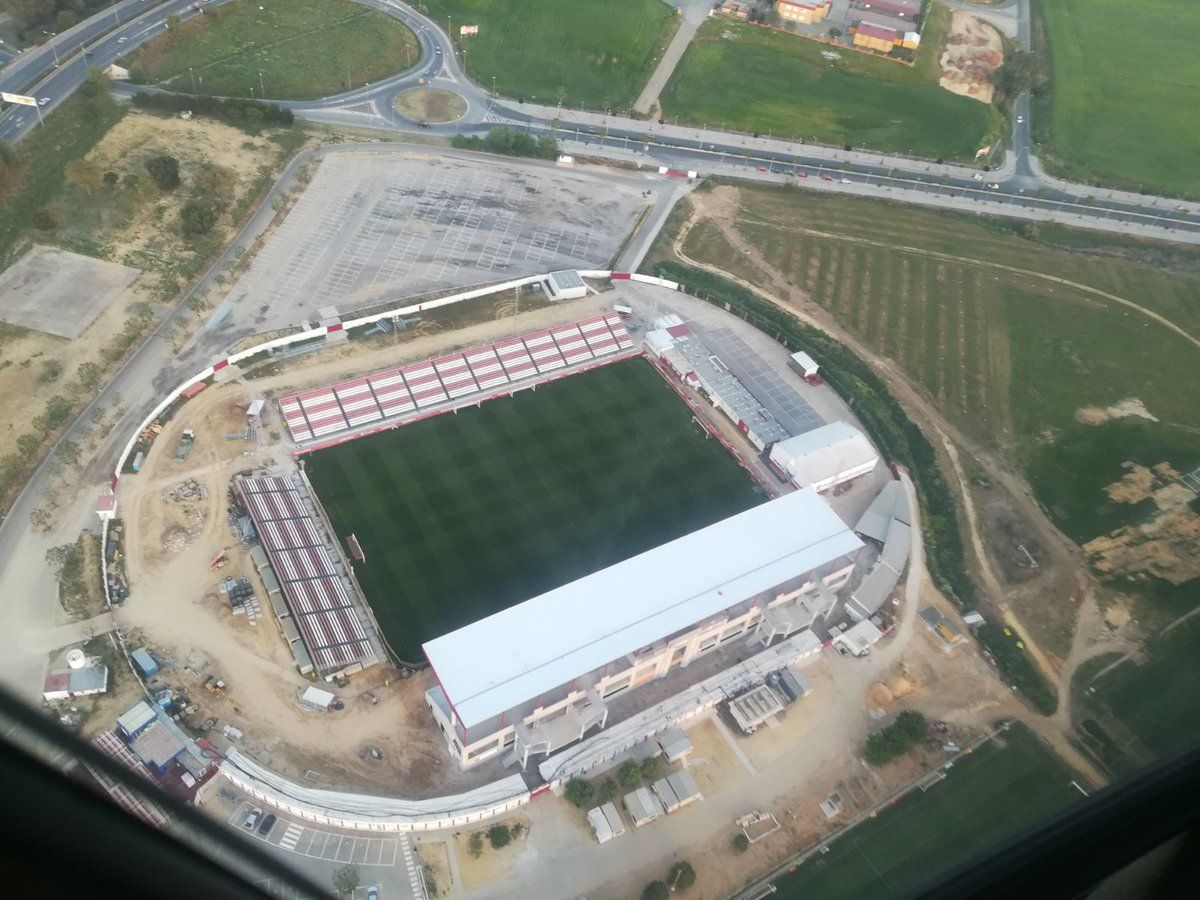 Vista aérea de la ciudad deportiva del Sevilla.